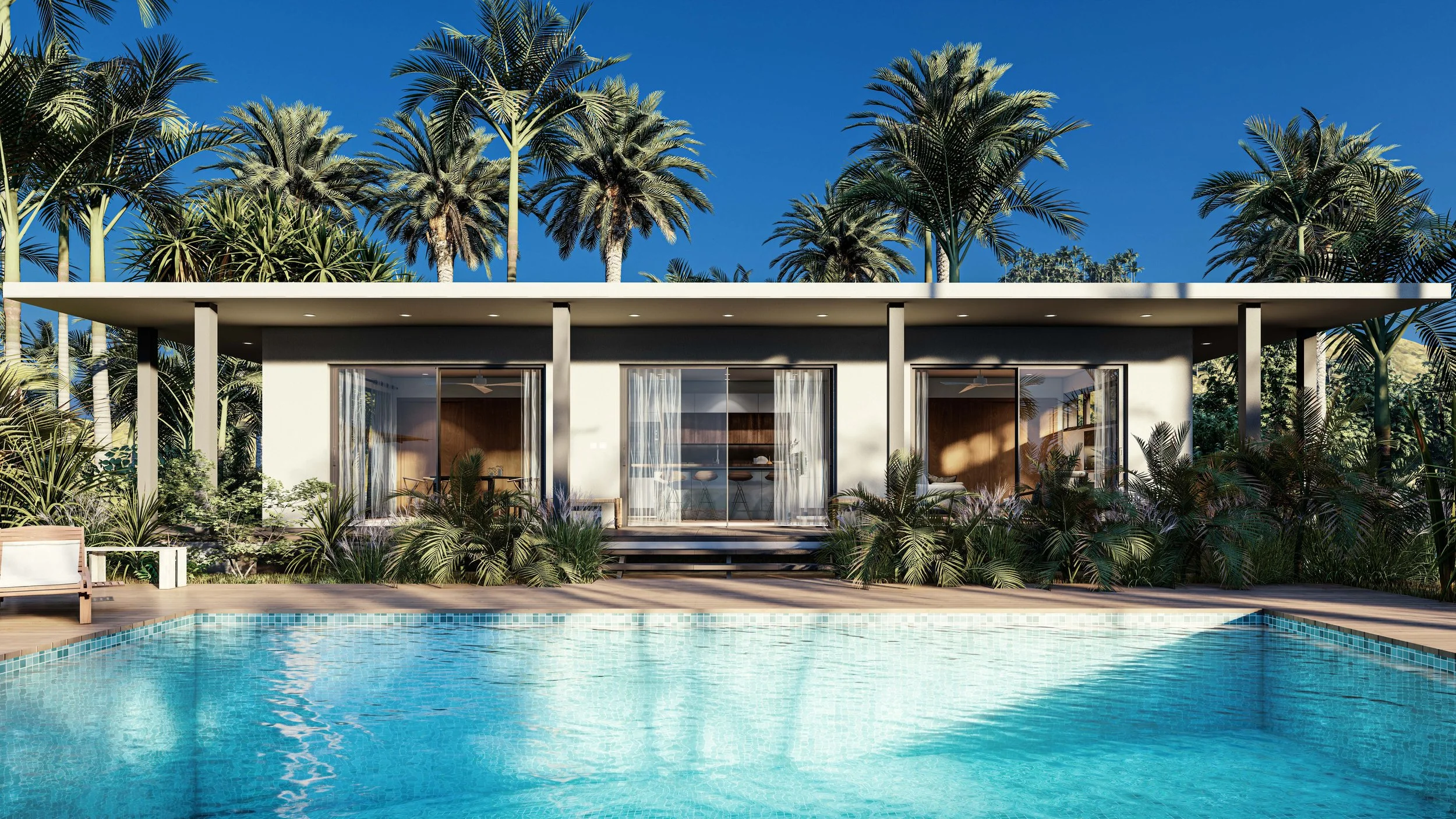 Bauhu steel  frame kit prefab homes