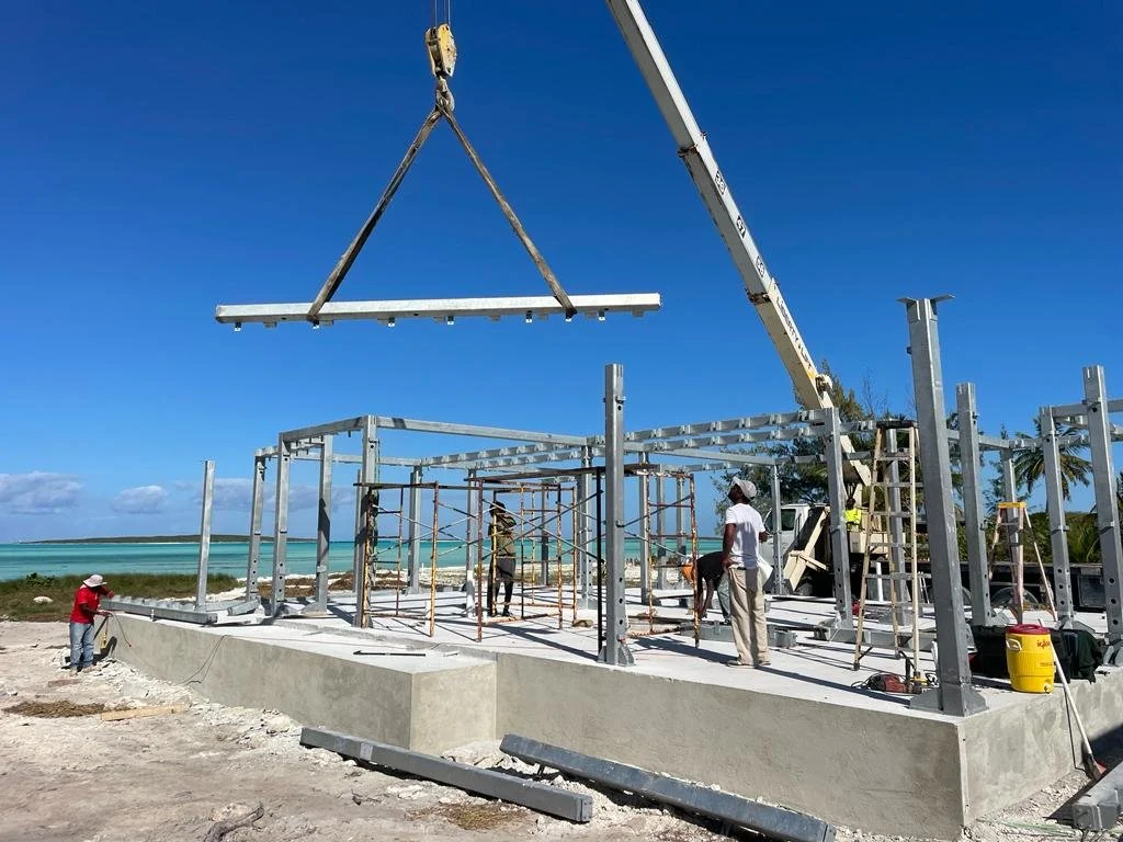 luxury hurricane resistant modular home from Bauhu in Great Exuma