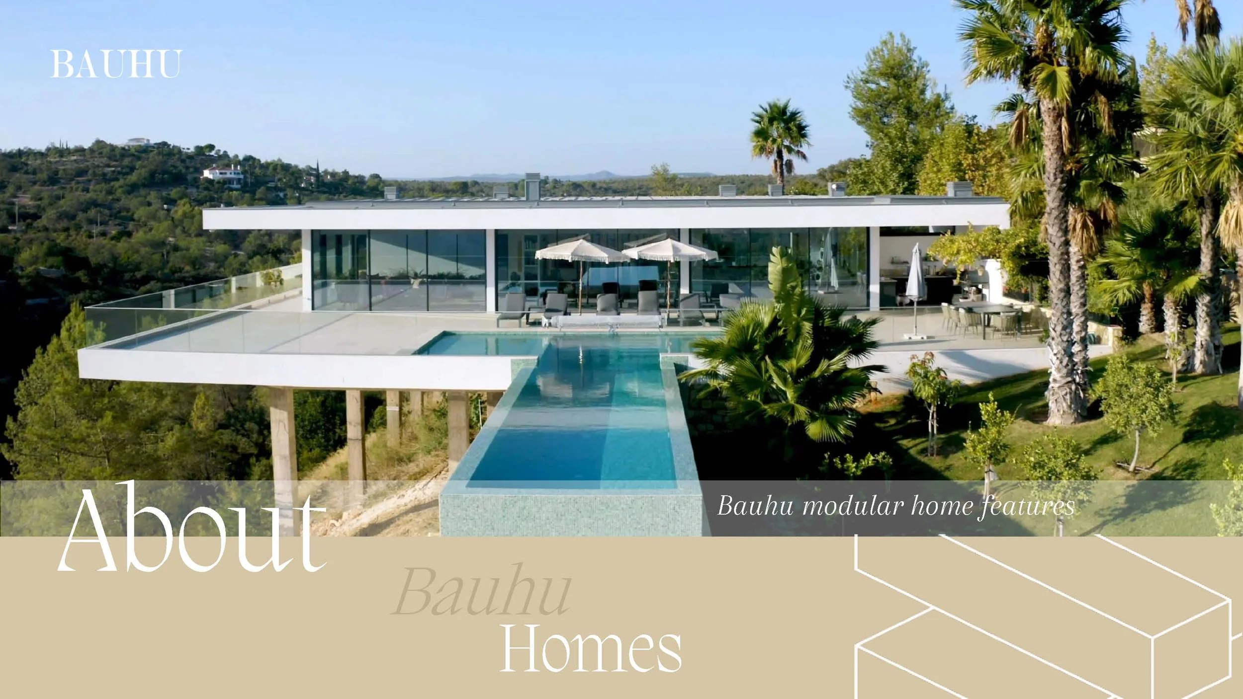 About Bauhu modular homes brochure