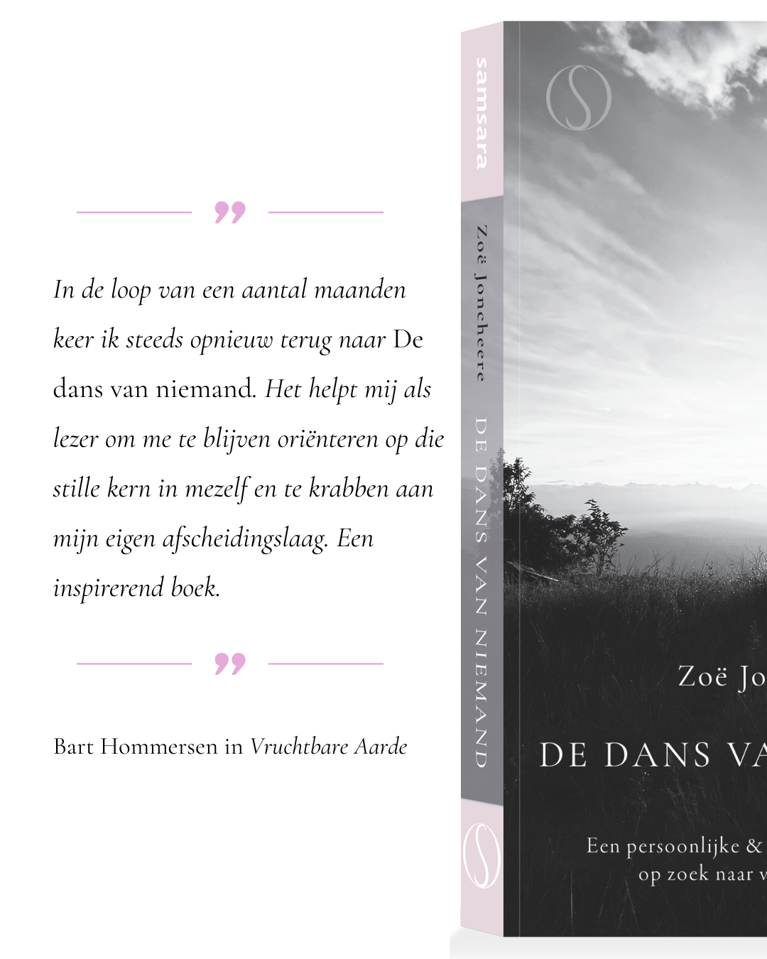 De dans van niemand boek Zoe Joncheere.png