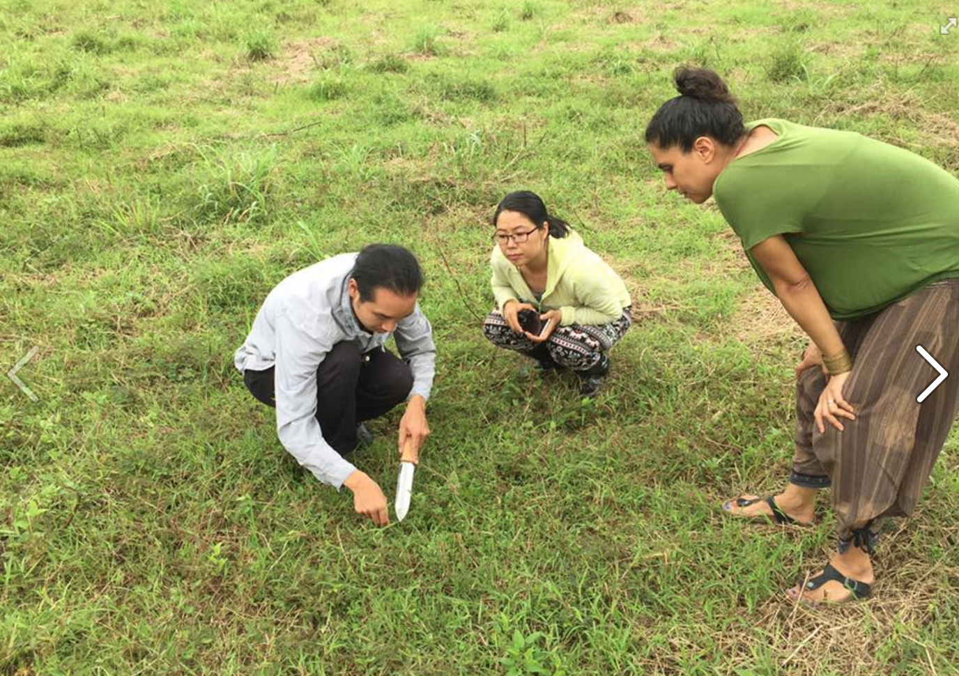 Soil test at Hippo farm with Soumia Masmoudi
