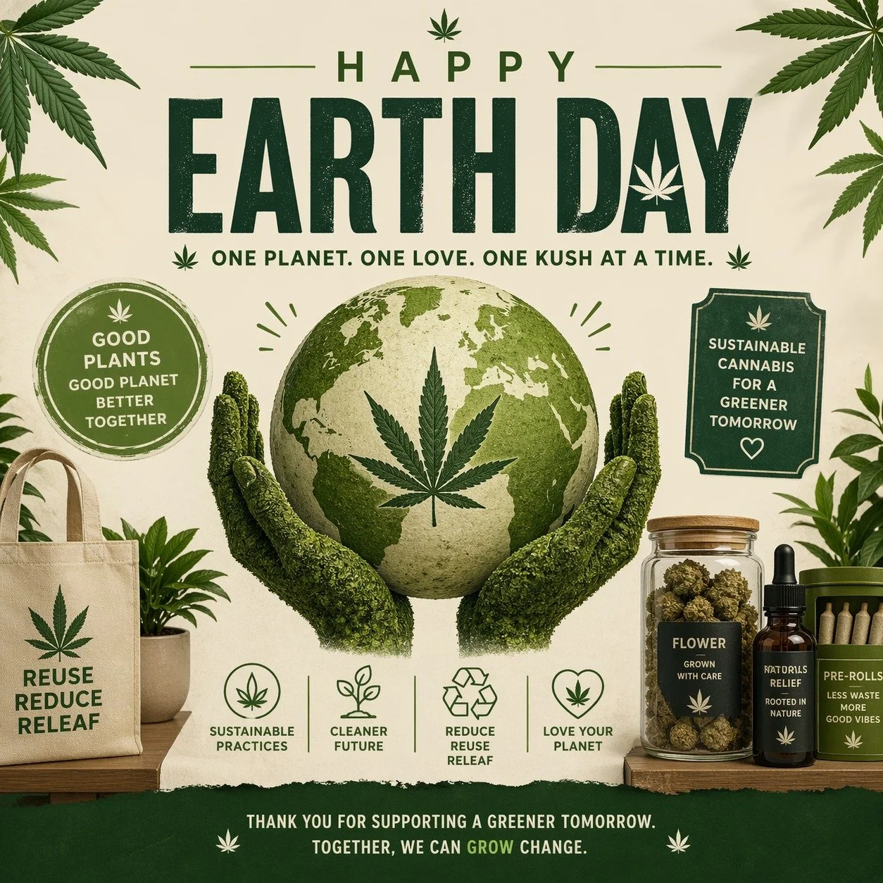 Happy Earth Day! Get your green on!