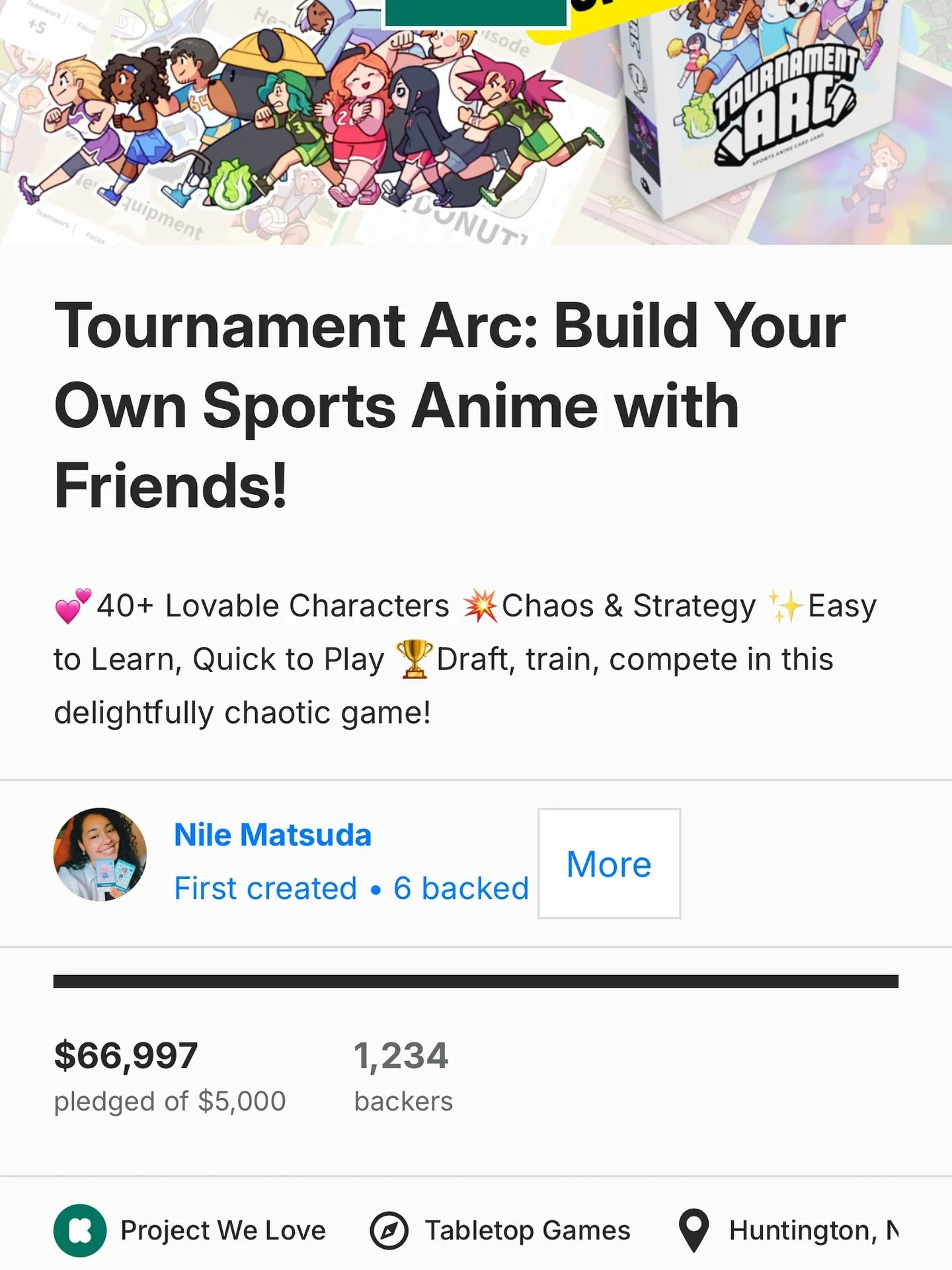🤯 WE DID IT!! Thank you all SO MUCH for your support during our Kickstarter campaign! 🙌 

We still can&rsquo;t believe that we&rsquo;re over 1300% funded of our original goal&hellip; like, that&rsquo;s wild!

We&rsquo;re catching up on emails now a