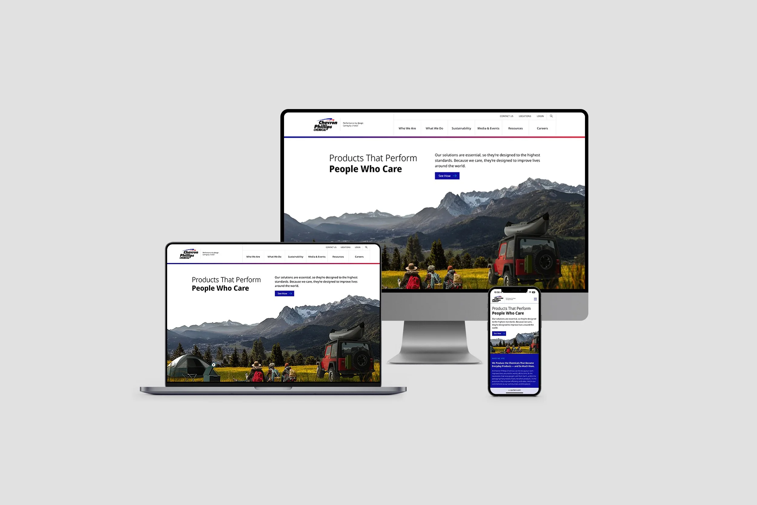 I held the role of lead production designer in this website redesign. My responsibilities included bridging the gap between design and development, which involved creating and managing assets to spec, offering design support, procuring images, and ma