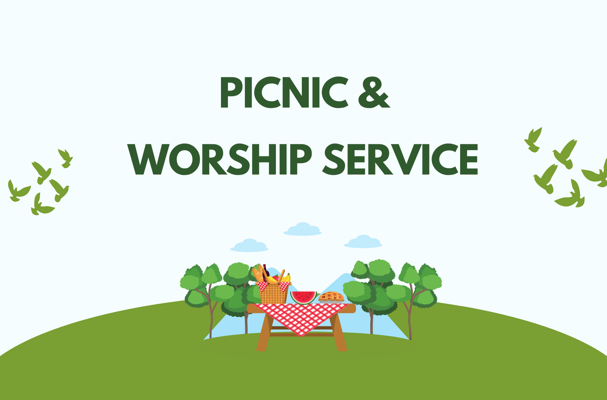 Outdoor Worship Service and Picnic