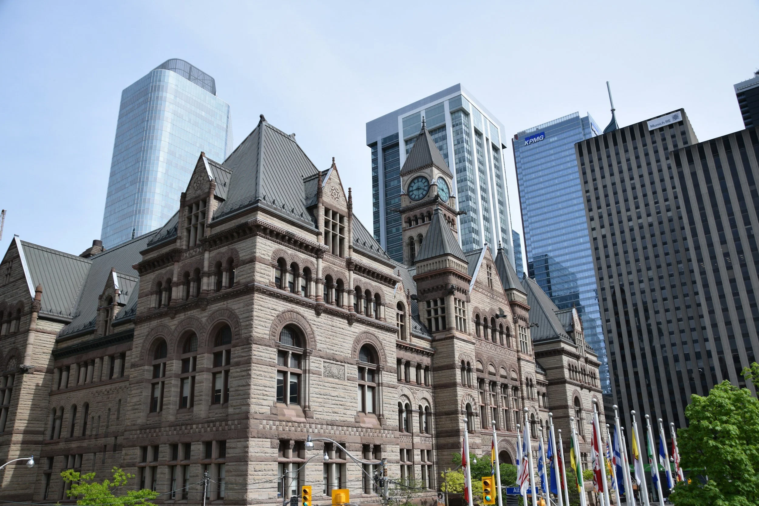 Old City Hall in downtown Toronto, where Romano Remote virtual assistant services began