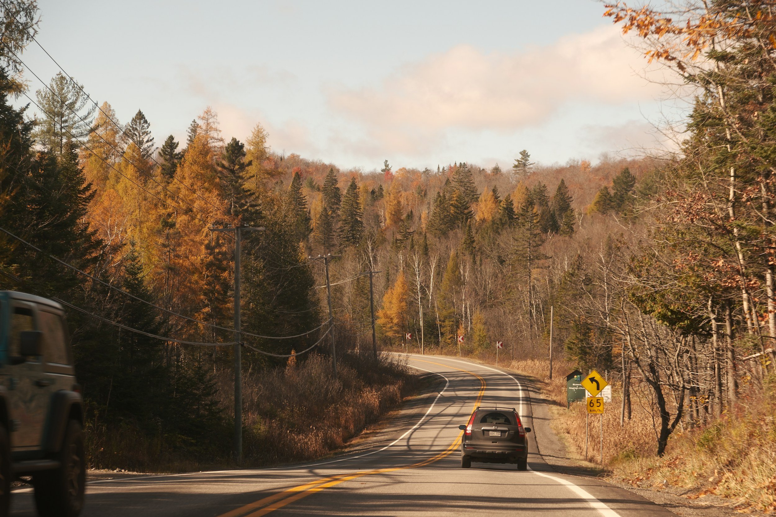 Eastern Townships countryside in autumn, part of the Quebec regions served by Romano Remote virtual assistants