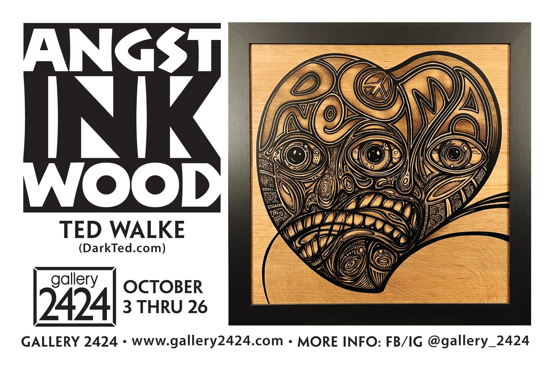 Angst Ink Wood: Ted Walke