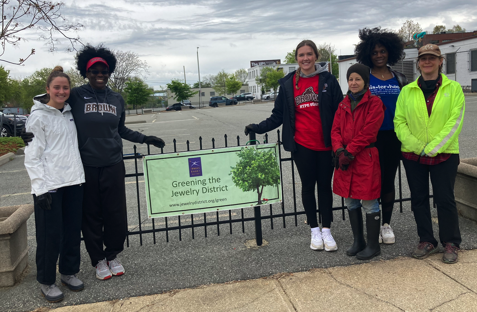 Brown volunteers