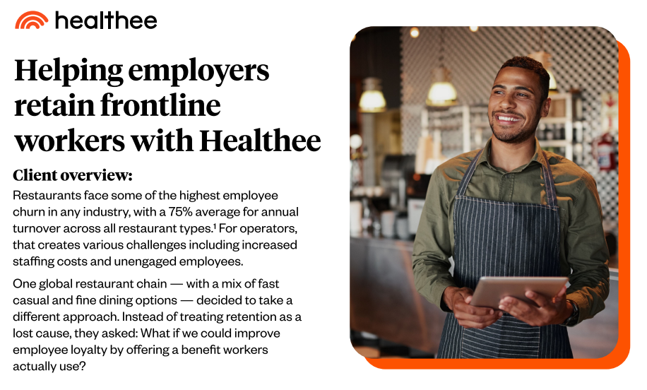 Frontline workers and Healthee
