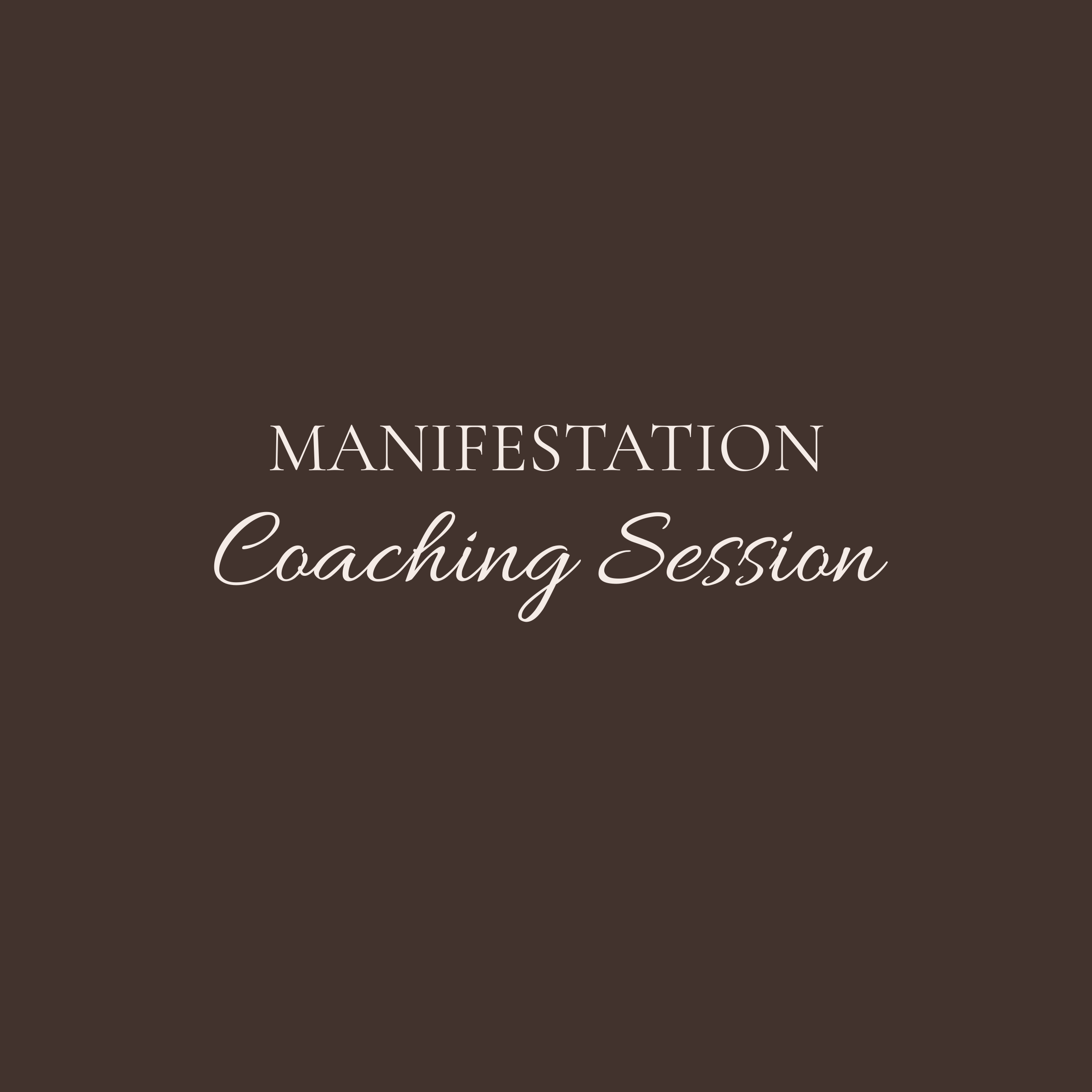 1-Hour Manifestation Coaching Session