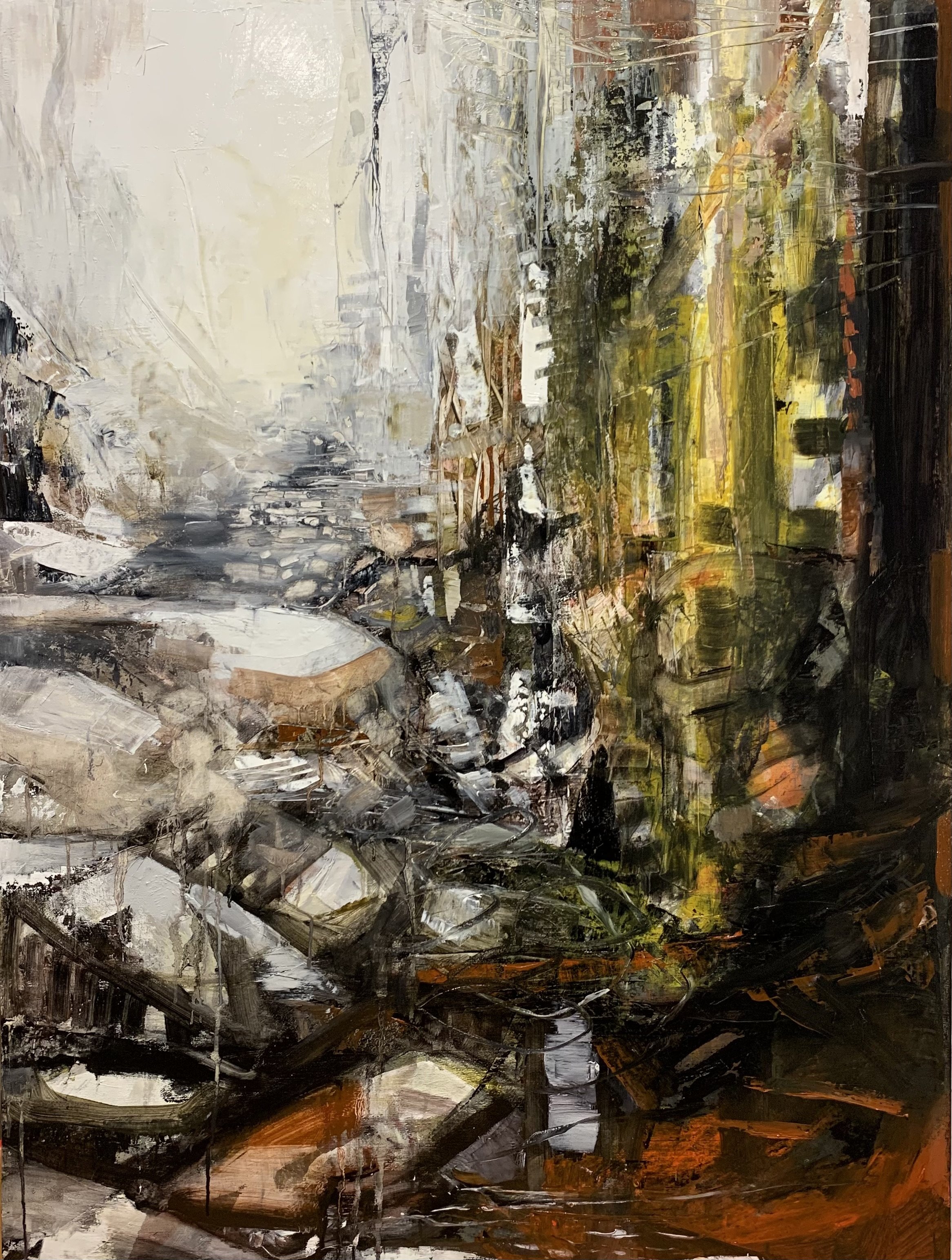 Onward, 48" x 36", Oil on Canvas