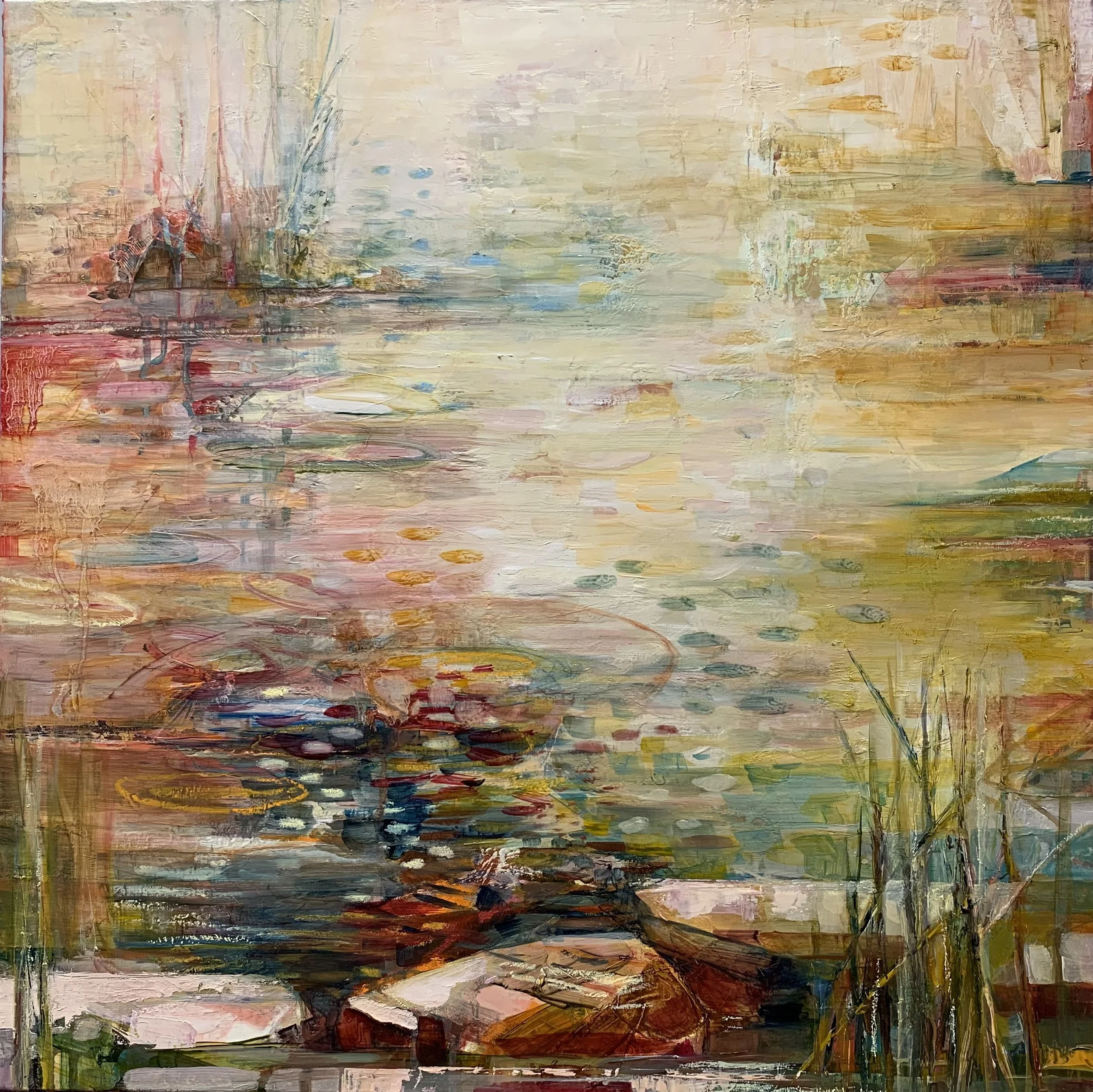 Serenity Now, 24" x 24", Oil on Canvas