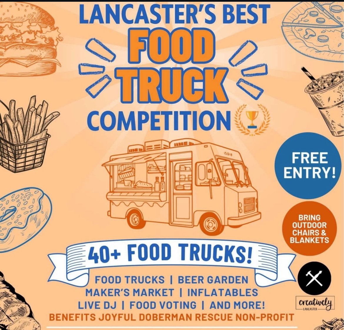 Lancaster's Best Food Truck Competition and Maker's Marker