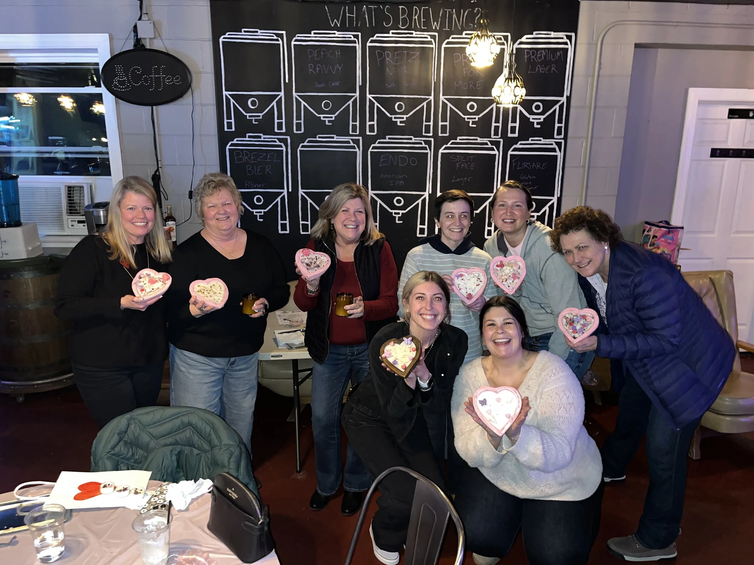 5.22 6-8 PM Spring Pints & Pours Candle Making Workshop at Pagoda City Brewing