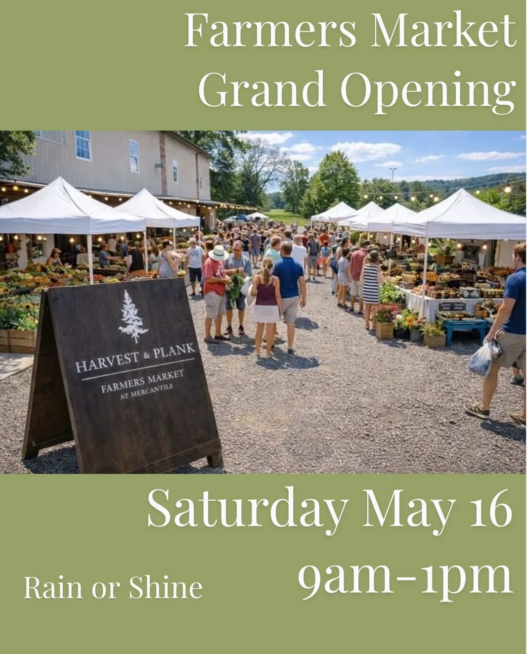 Harvest & Plant Farmer's Market at Mercentile