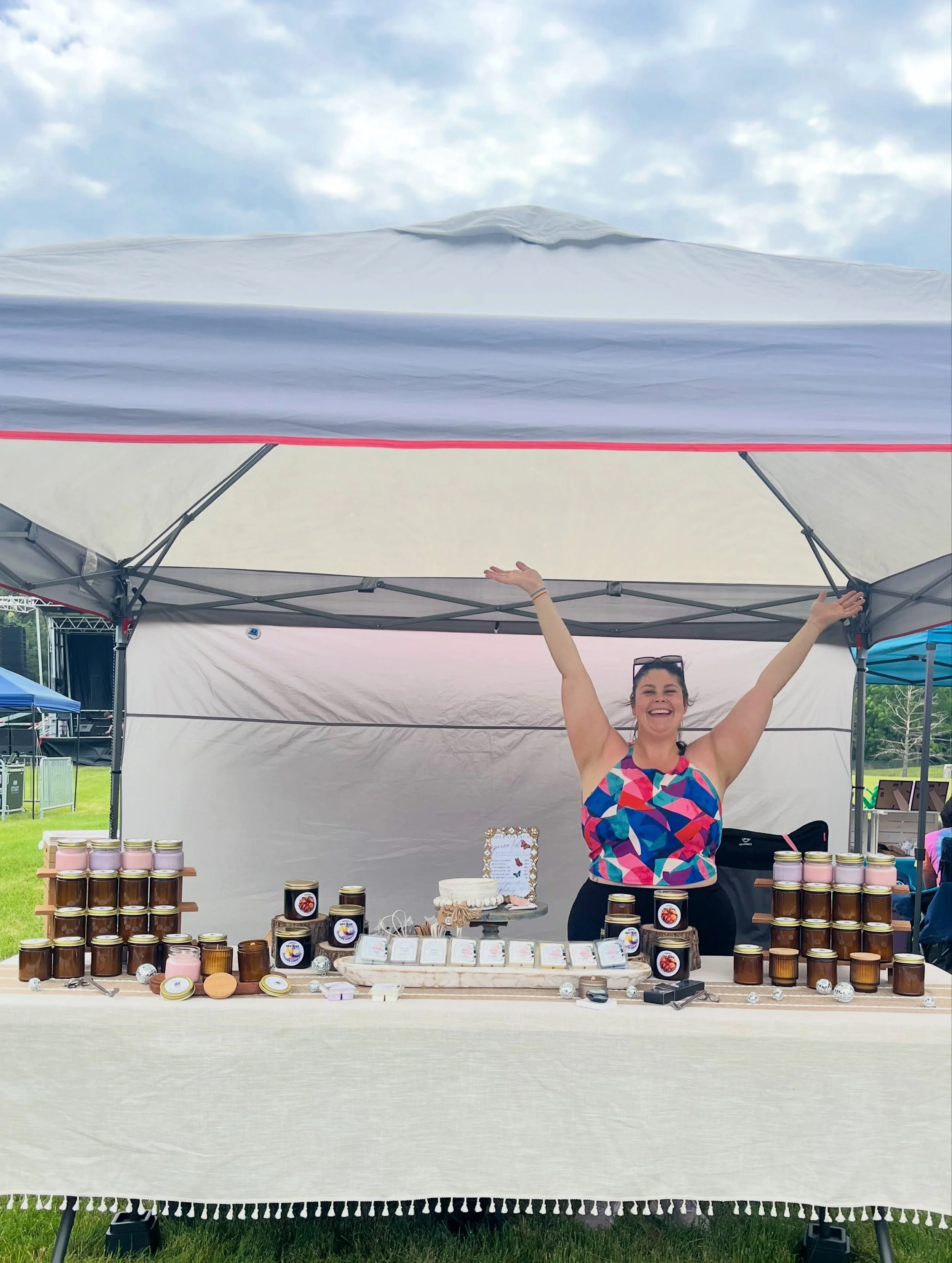 It&rsquo;s officially summer vending season

Summer Scents
Lavender Lemonade
Strawberry Lemonade
Floral Fusion
Almond Macaron
Lavender Latte
Citrus Blast
Garden Party
Fresh Cut Grass
Limoncello Lavender

Head to ShePaintsCo.com for upcoming events 

