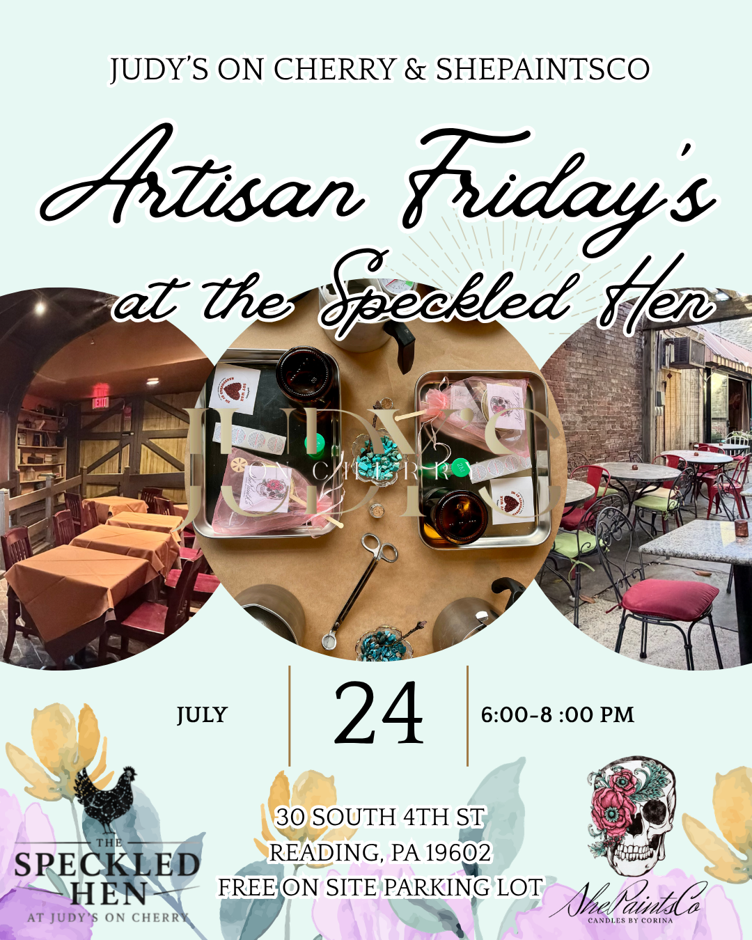 Artisan Friday at Speckled Hen Candle Making Experience