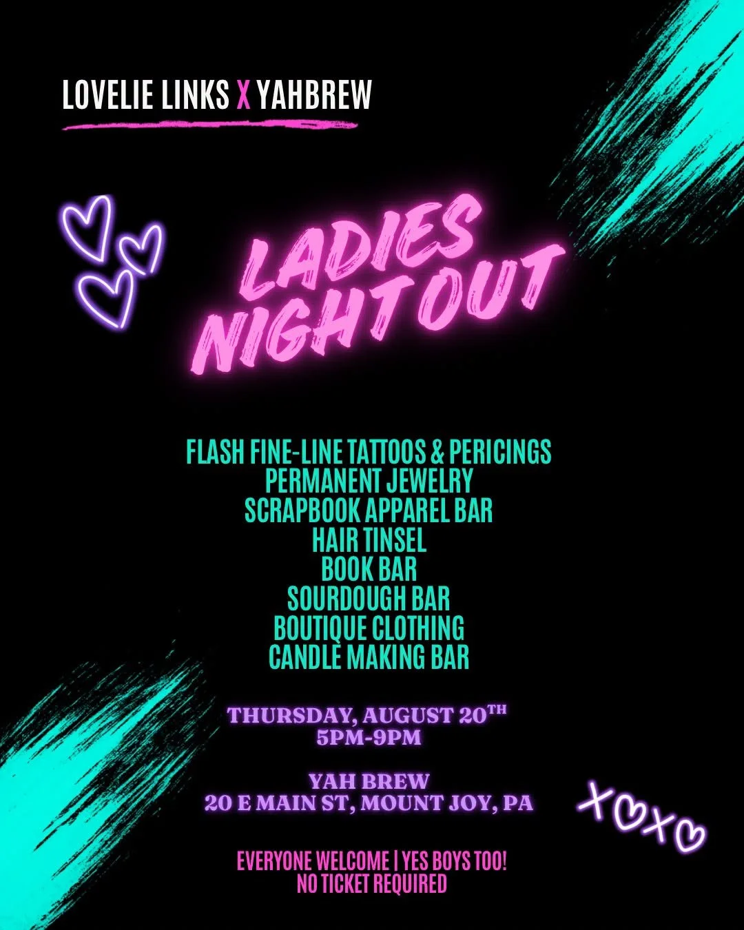 Ladies night at yah brew mount joy