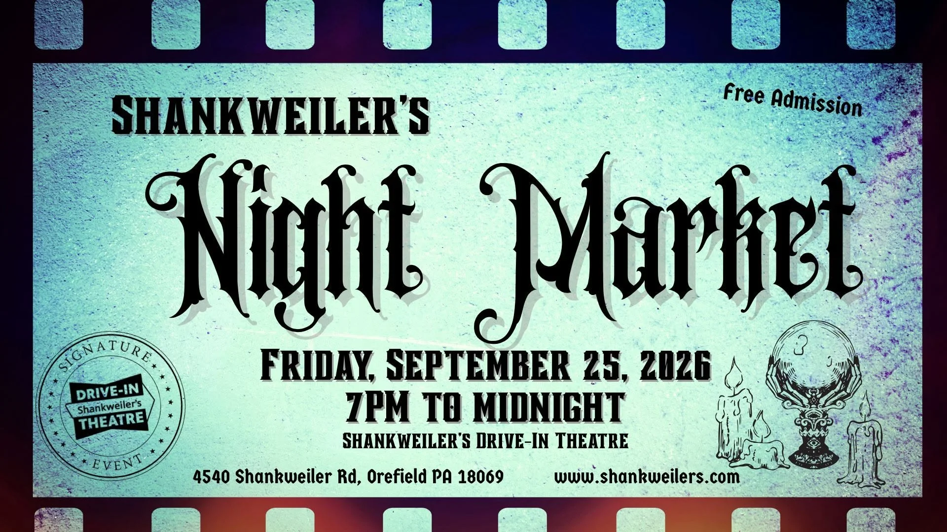 Shankweiler's Drive-In Theatre night market