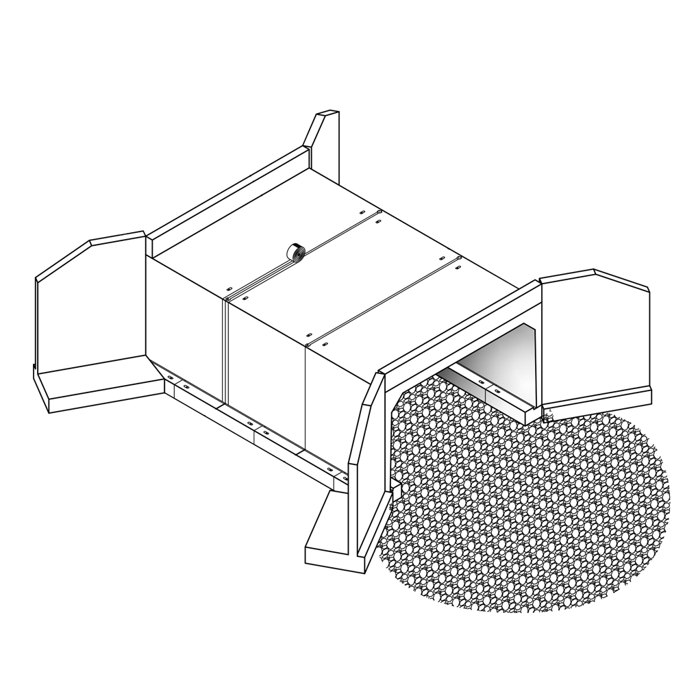 Box culvert section 2d view CAD structural block layout file in autocad  format - Cadbull