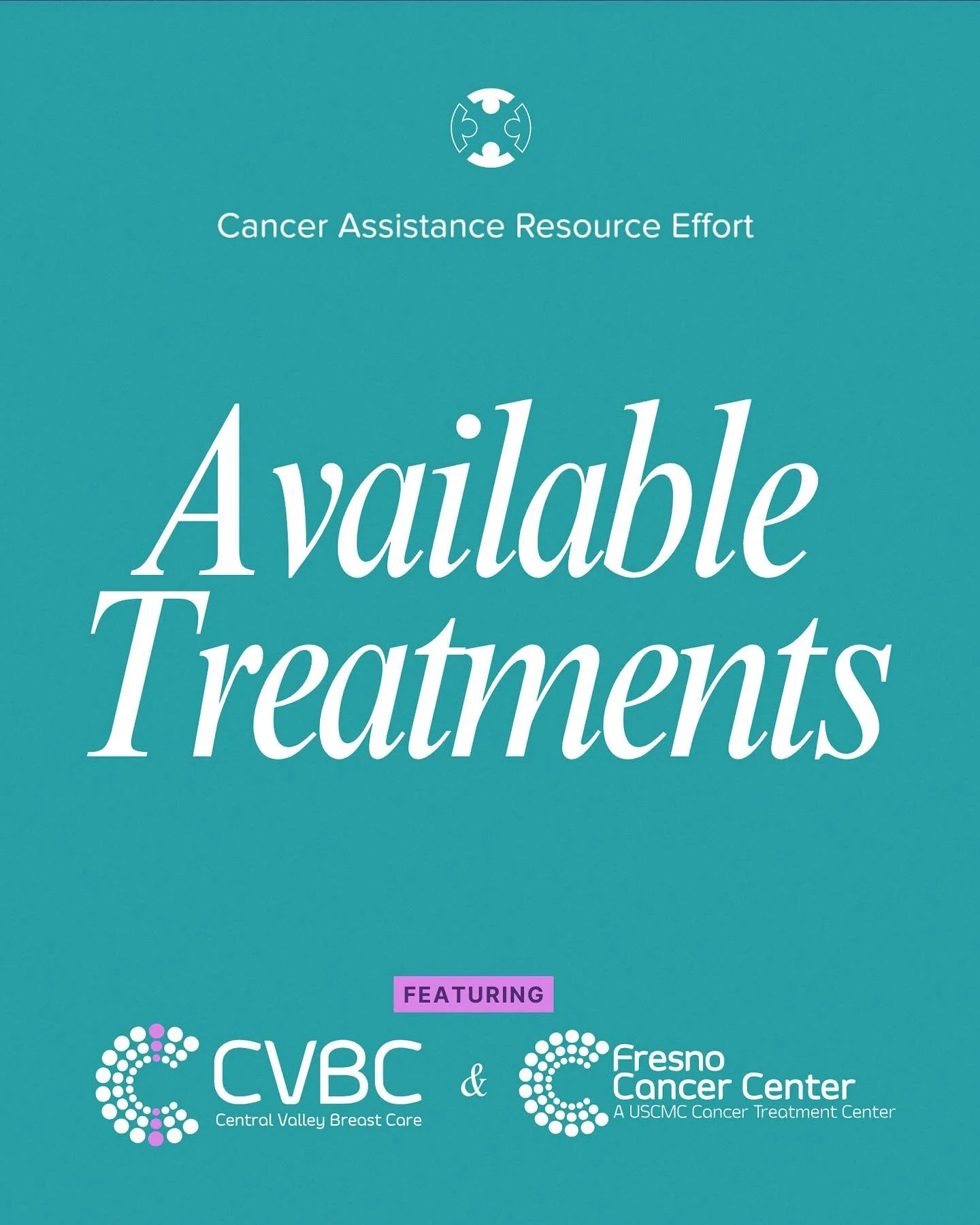 Breast Cancer Awareness Month
| Cancer Assistance Resource Effort - CARE | CARE is participating in Breast Cancer Awareness Month and supporting Central Valley Breast Care + Fresno Cancer Center in Fresno, CA. Part 2 &ndash; Available Treatments: Exp