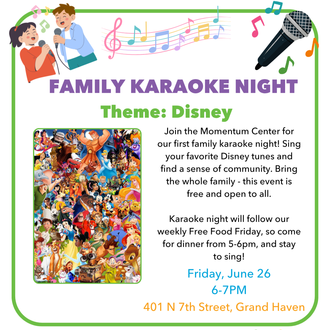 Momentum Center hosts first Family Karaoke Night