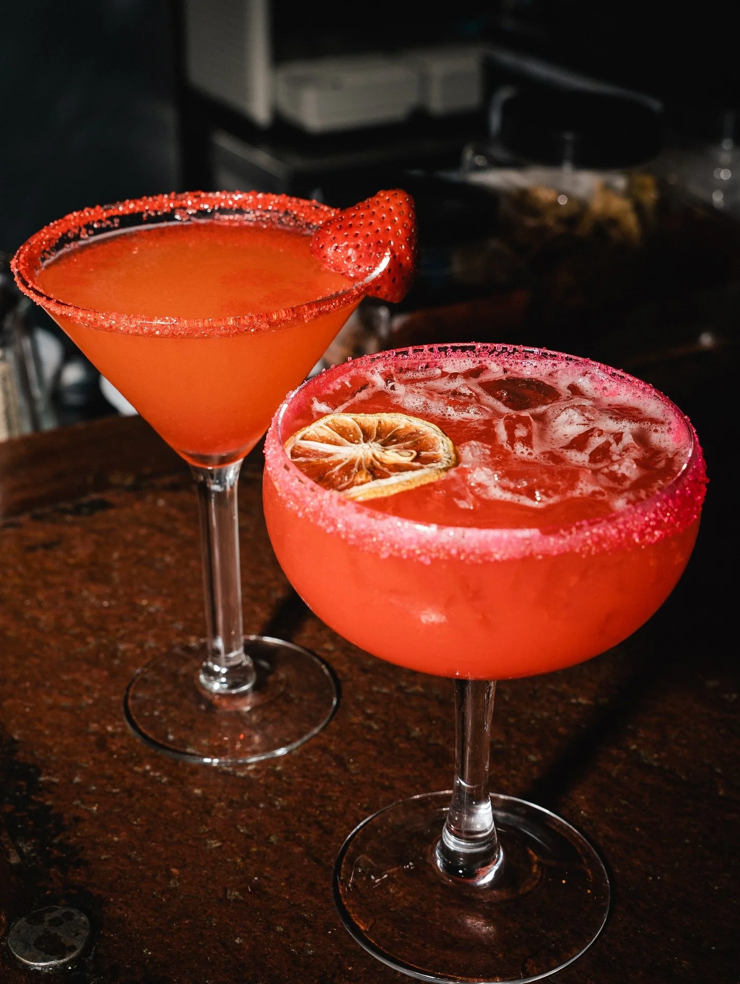 Are we in a Martini or a Marg Mood??💖
Valentines Day Cocktails Available Now!
Cupids Kiss Margarita $12
Lovebird Martini $12