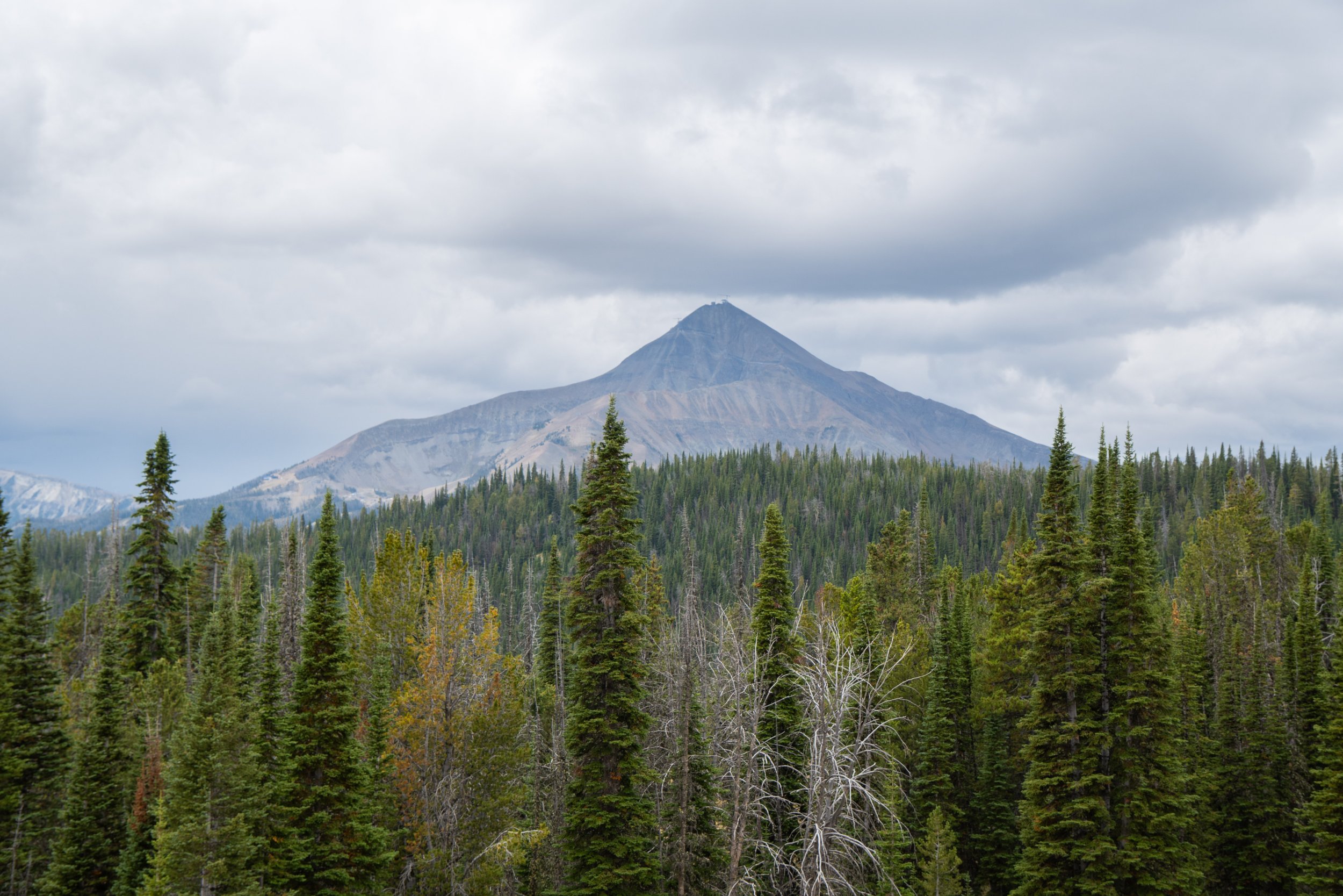 Lone Mountain in Big Sky, Montanta