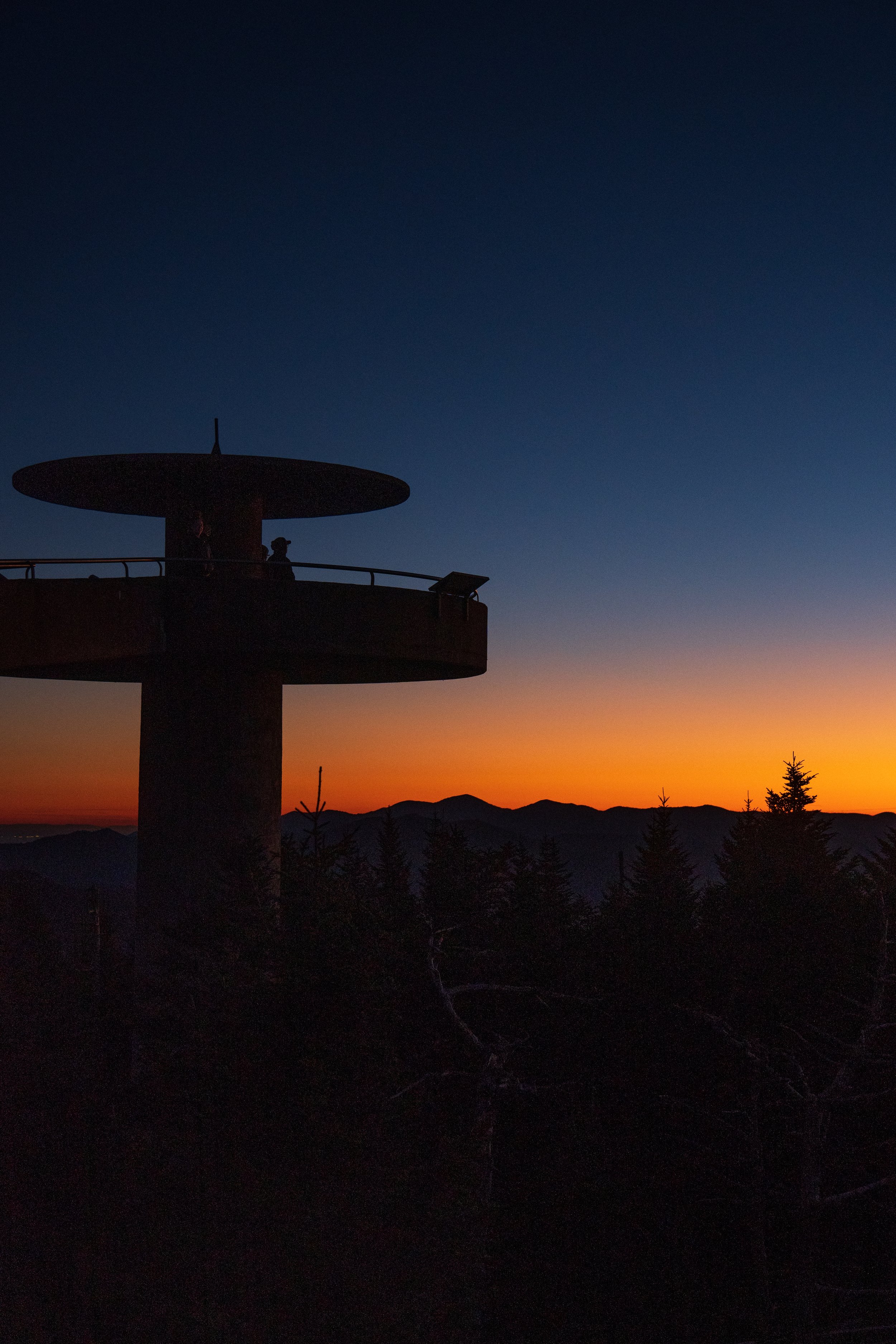 Sunrise at Clingmans Dome, Great Smoky Mountains National Park