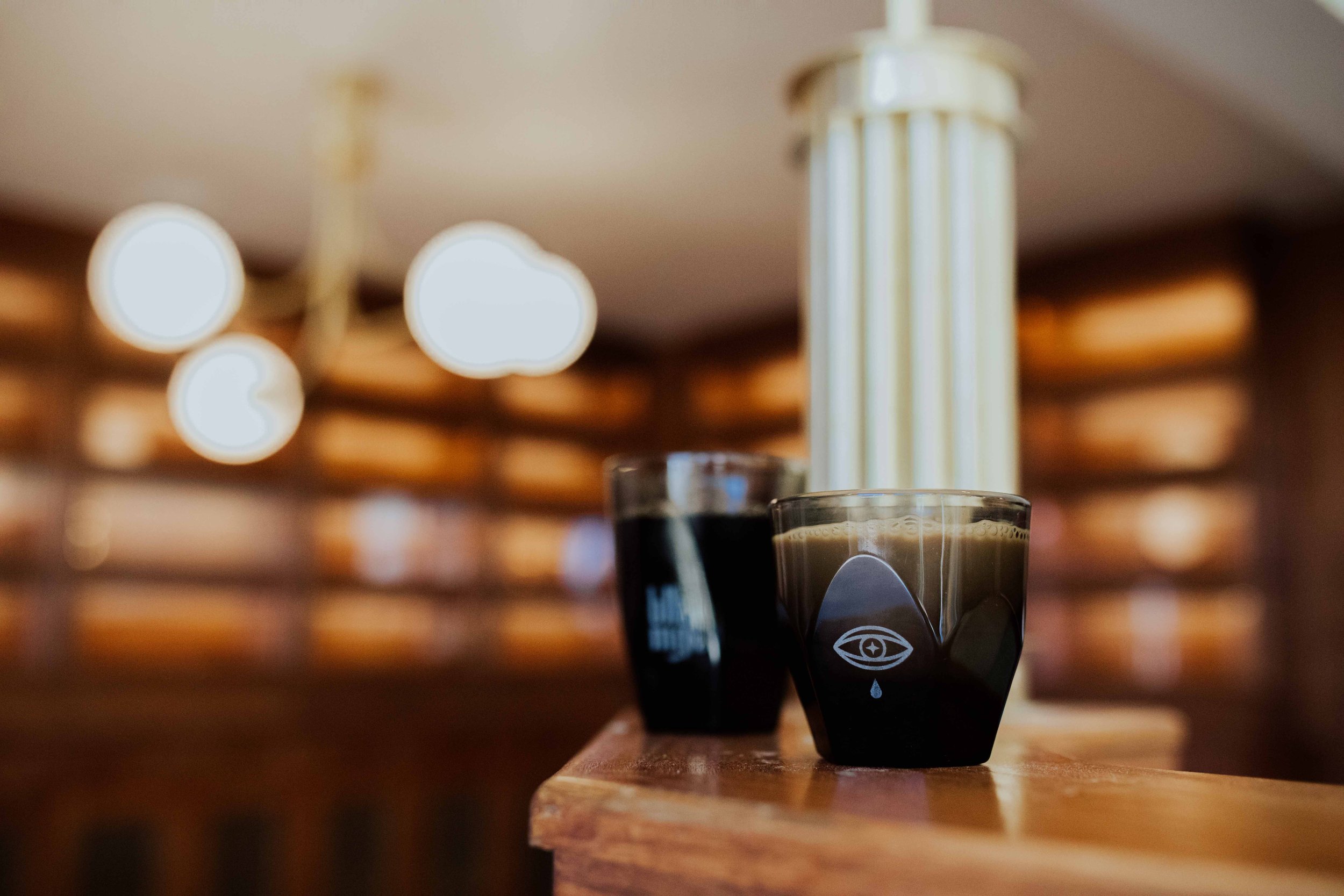Coffee drinks at our coffee shop in Downtown Colorado Springs