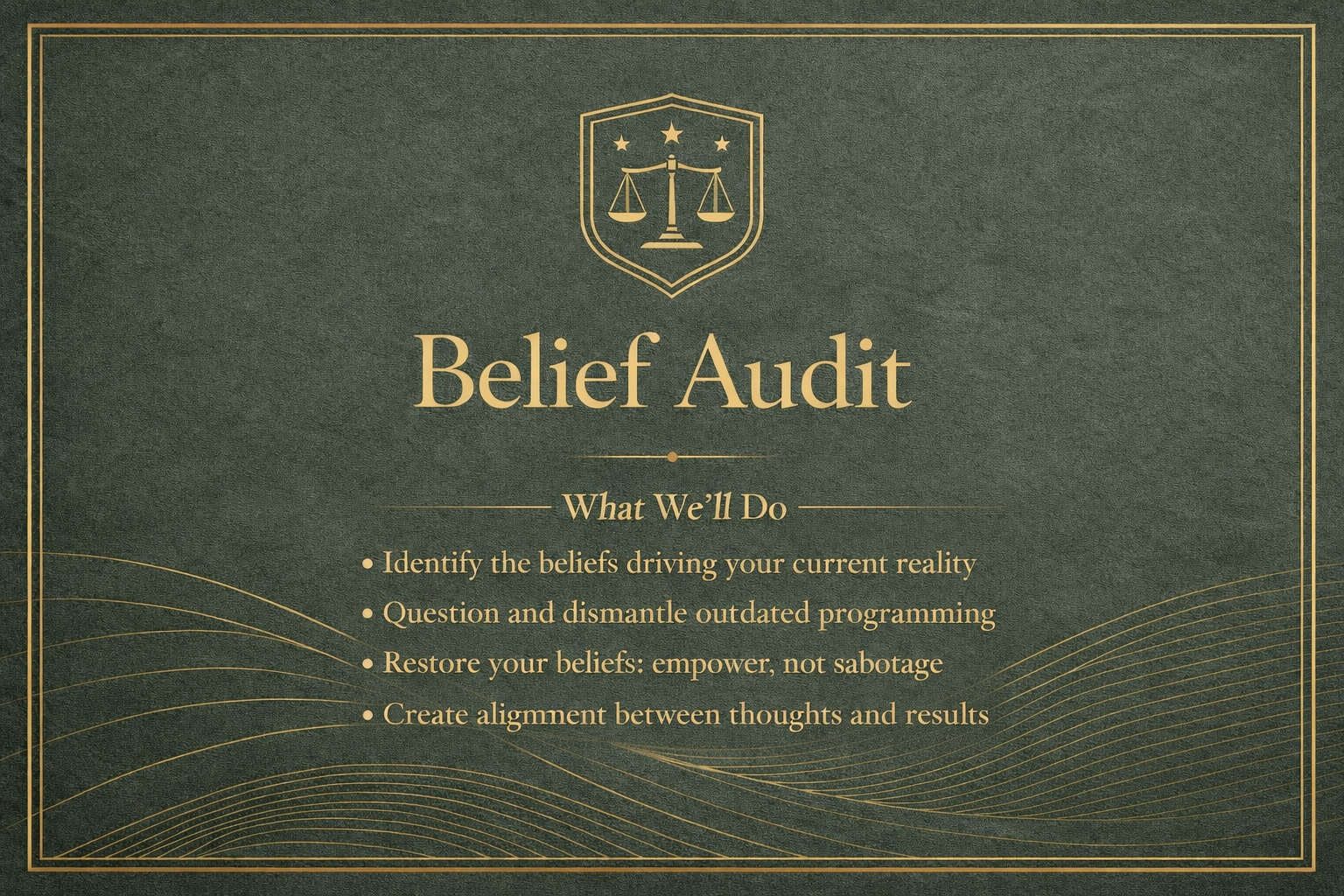 Module 2 — Belief Audit