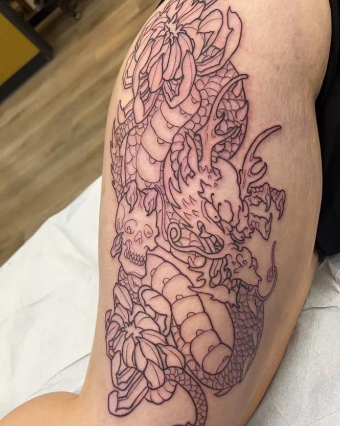 Lines by Curtis. In progress