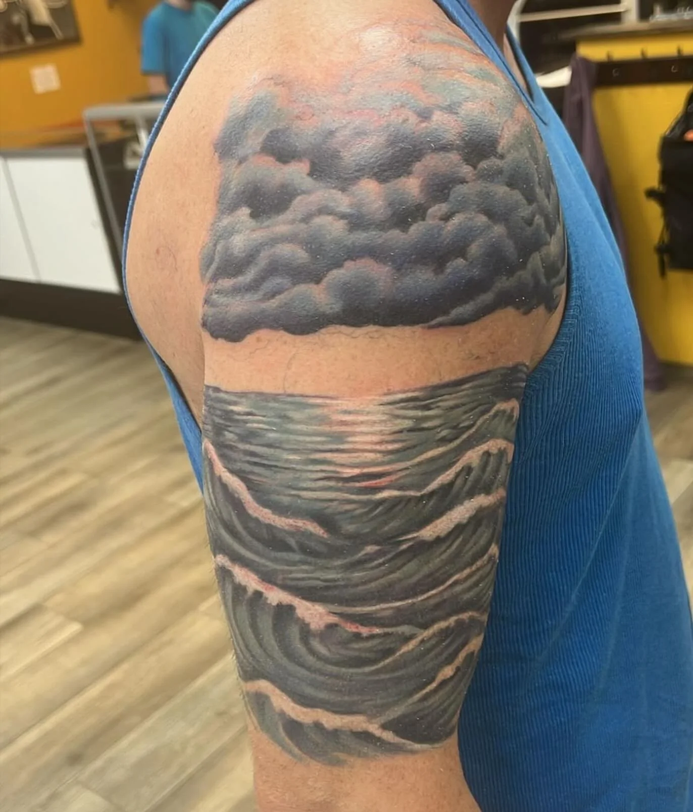 Cover up in progress made by Curtis