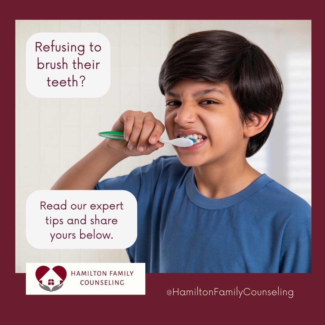 Here are a few of our favorite strategies using the PC-CARE Parenting Protocol developed at UC Davis Children's Hospital.

1) Imitation: Play a game of copy cat and brush your teeth the way they brush theirs.

2) Adjusting the Environment: Add a step
