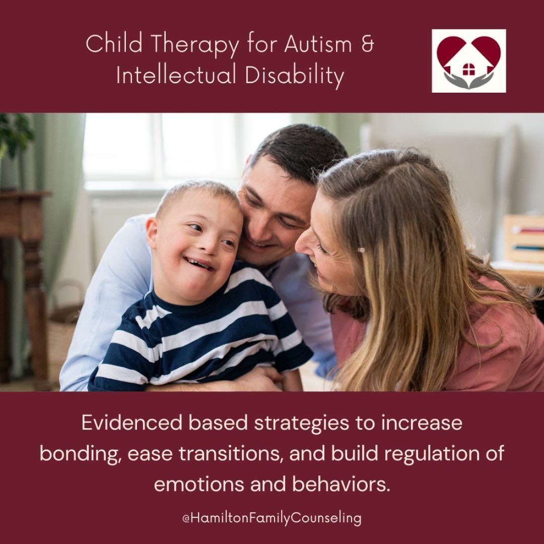 At Hamilton Family Counseling, we specialize in children ages 1-12 with big emotions and challenging behaviors, such as those common with autism and intellectual disability.

Schedule a free 15-minute consultation now to learn more!

Link in bio or g