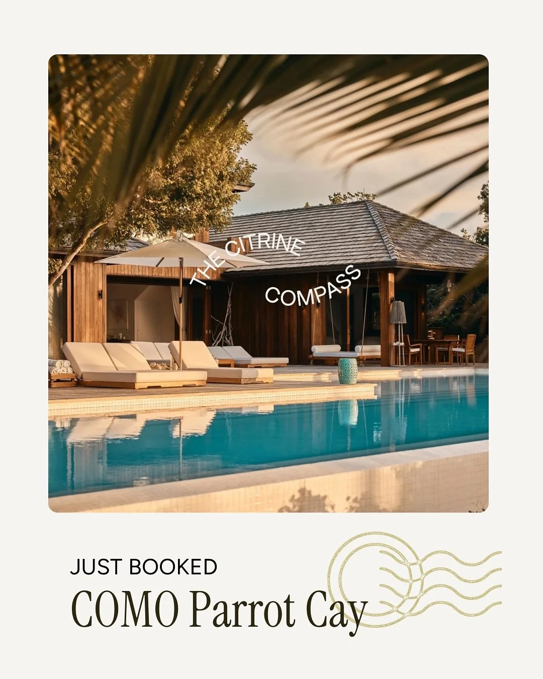 Just booked 〰️ COMO Parrot Cay | Turks &amp; Caicos

These honeymooners were looking for luxury, white sand beaches and good weather in late fall without a long haul flight - where better than the private island sanctuary of COMO Parrot Cay?

Arrive 