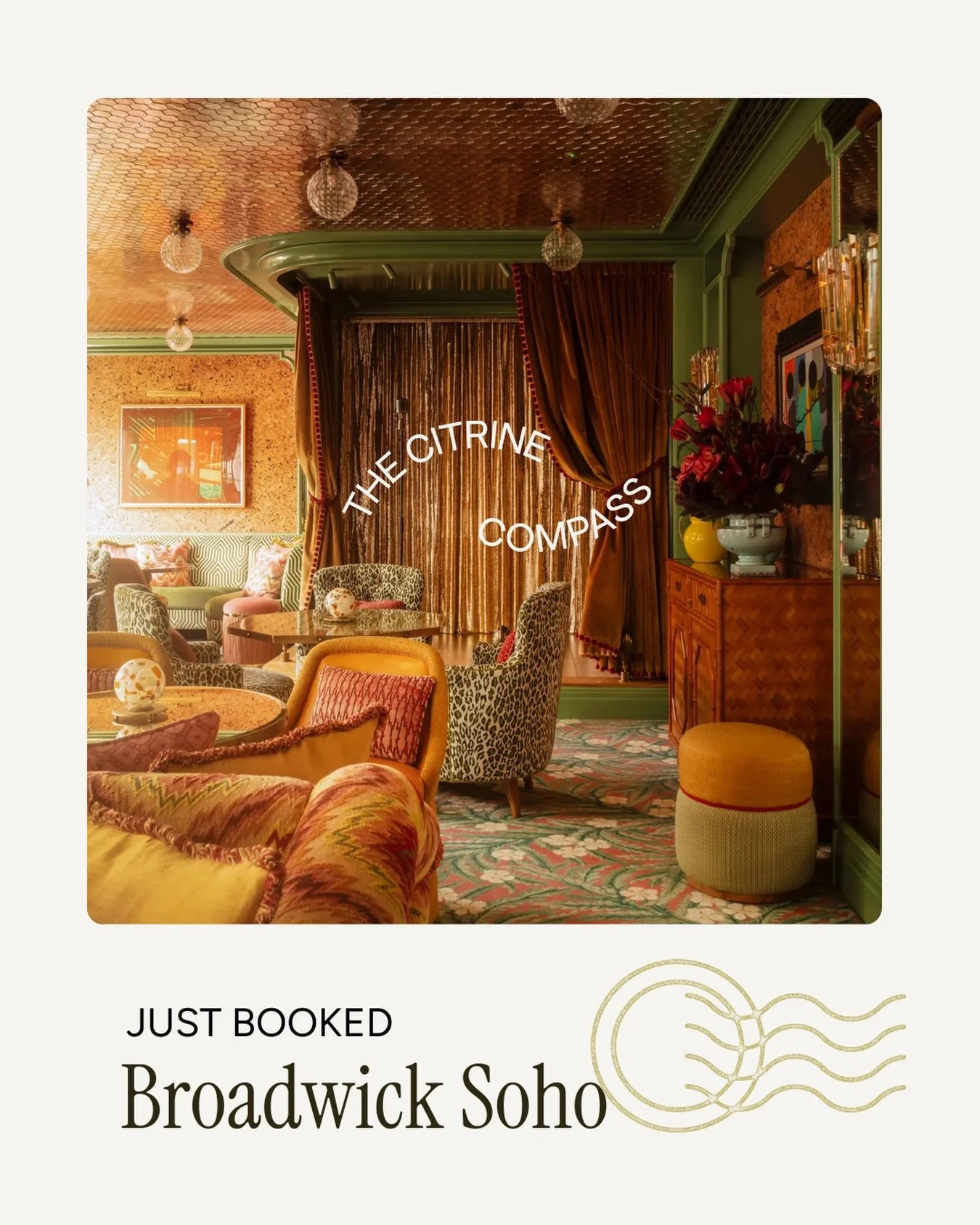 Just booked 〰️ Broadwick Soho | London

We secured rooms at Broadwick Soho for a multigenerational girls&rsquo; trip - they&rsquo;ll spend time traveling through Scotland before landing in London for the food scene and a bit of city buzz.

They wante
