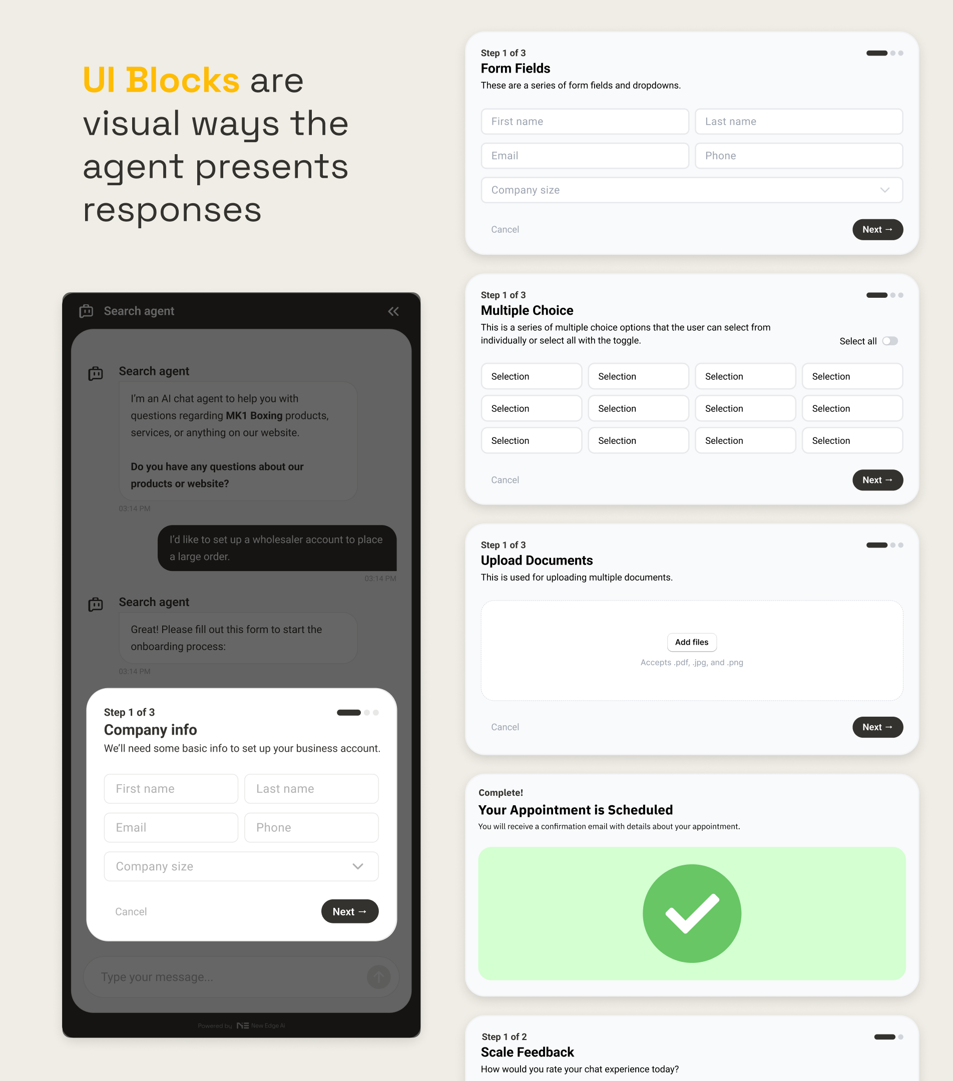 UI Block Module Components
