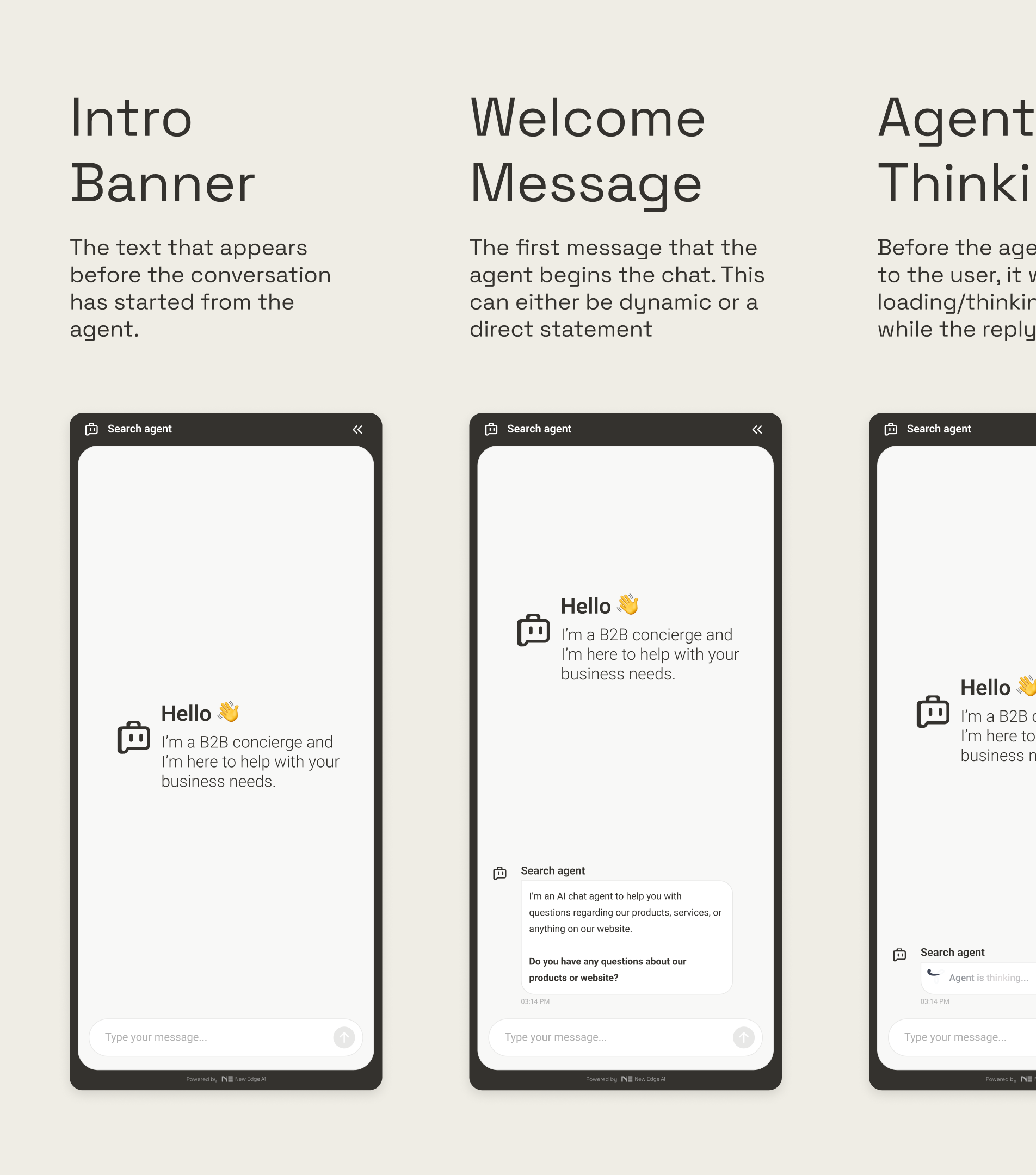 Agent Chat Window