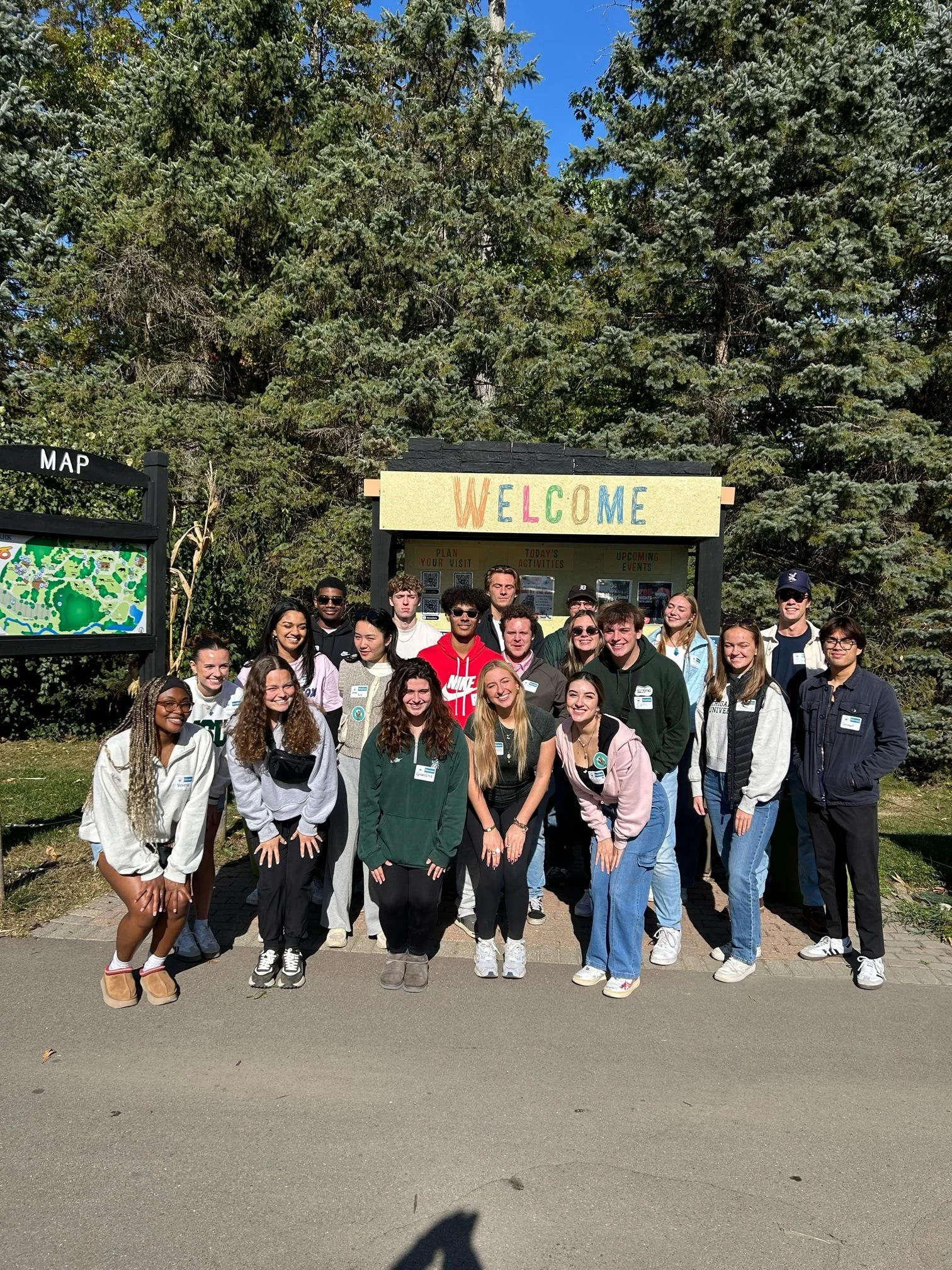 Giving back at the Potter Park Zoo... but of course still having fun 🐷