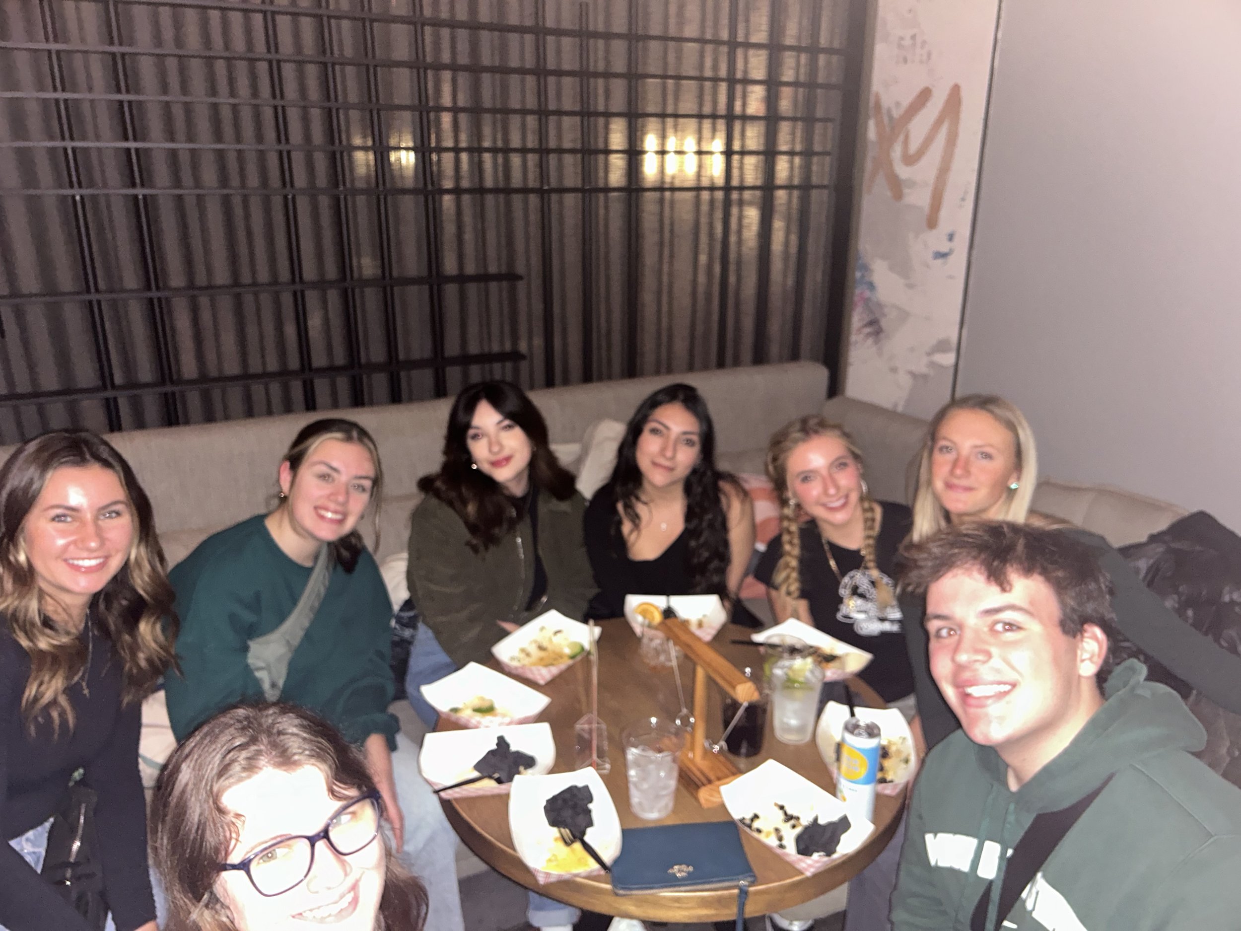 Enjoying dinner at Zombie Taco, Chicago!