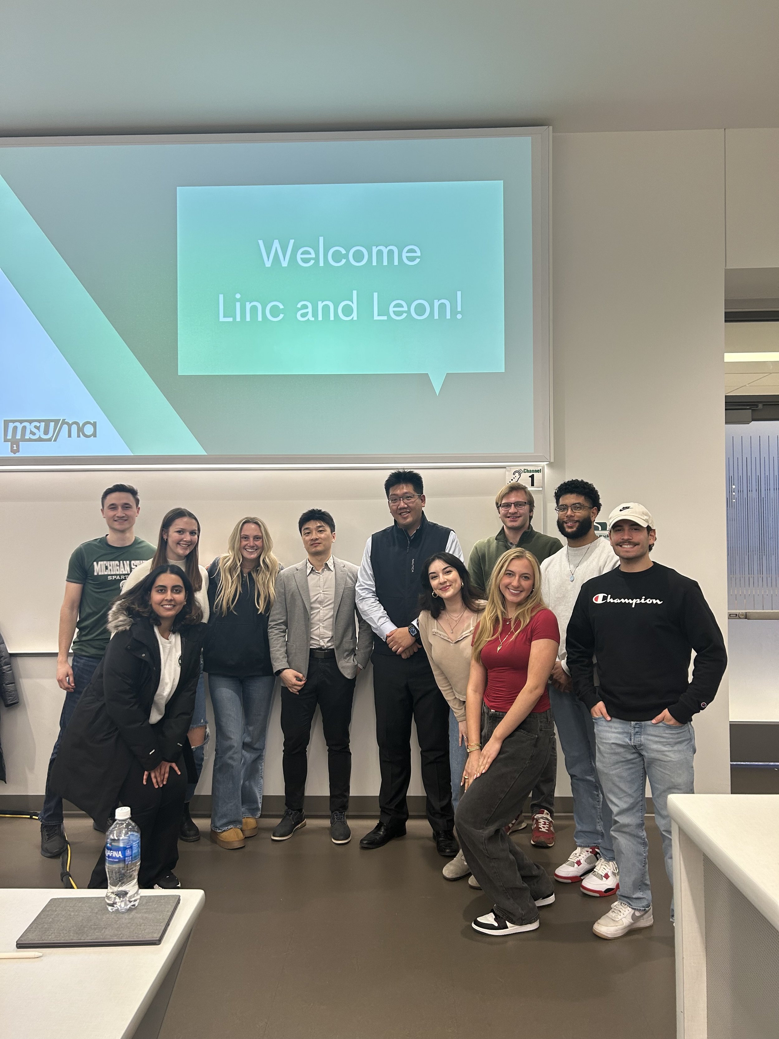 Welcomed our speakers, Linc and Leon