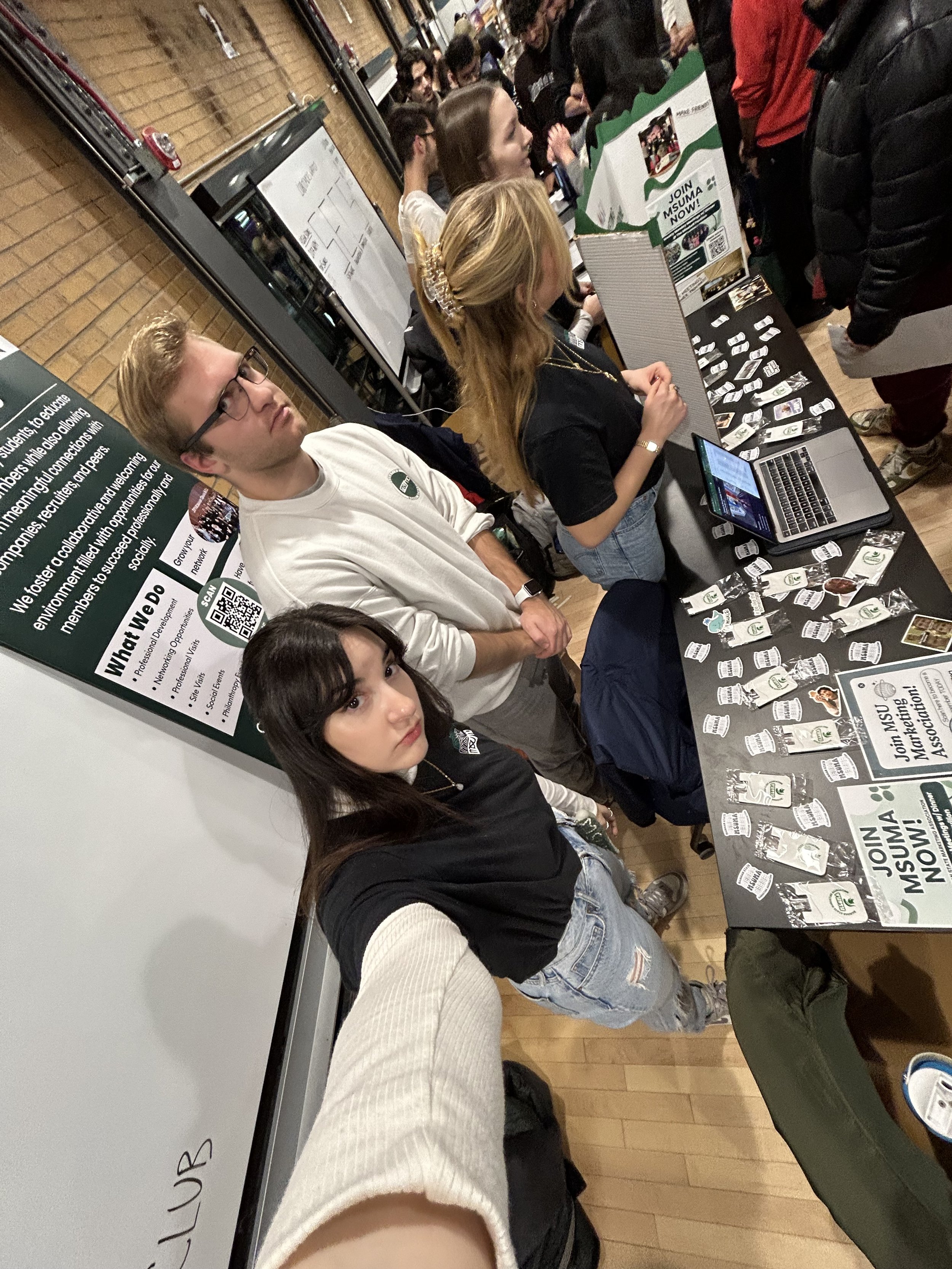 Love talking to members at events like these!