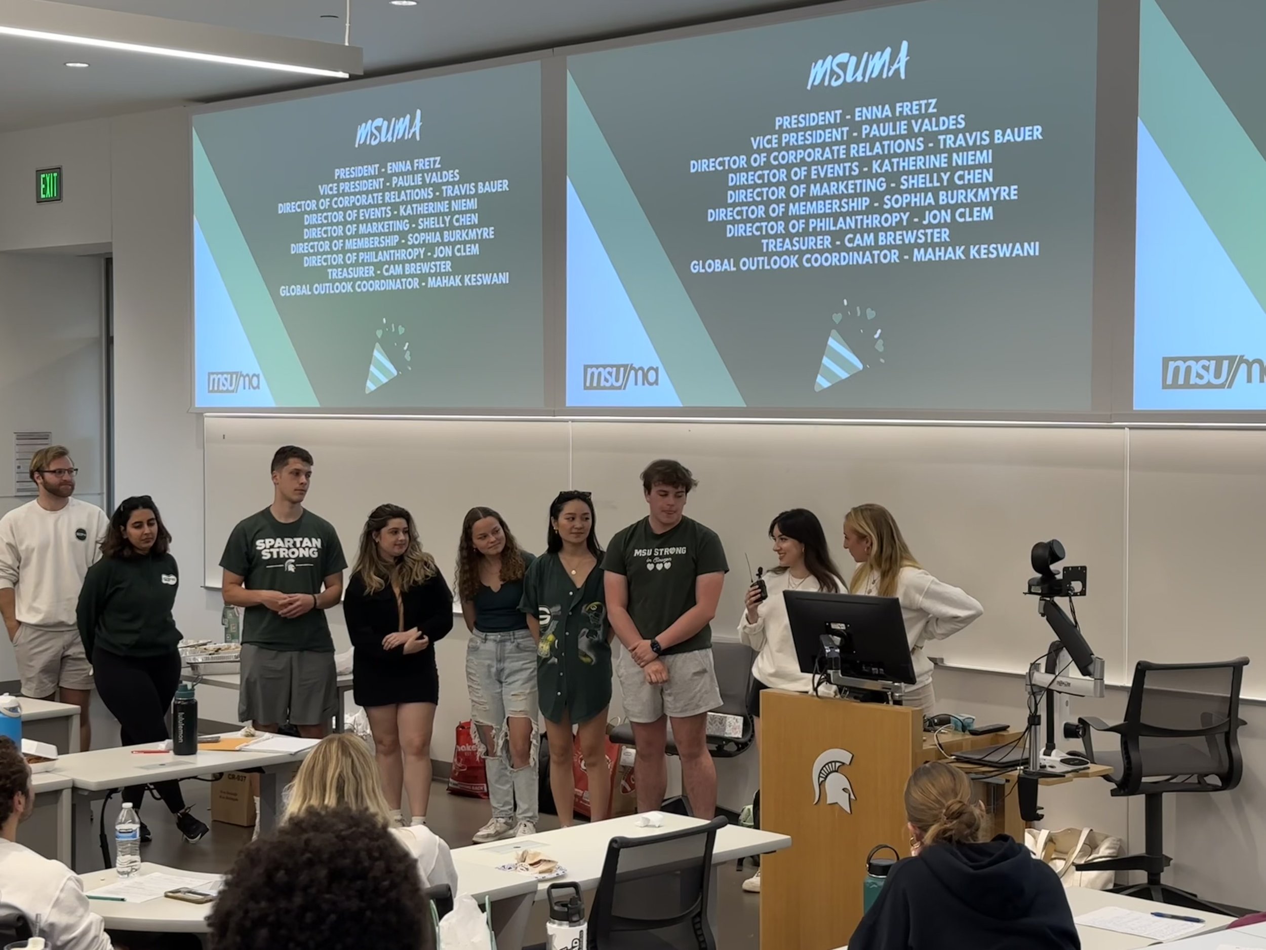 Introducing the new 2024-2025 Eboard at our last GMM!