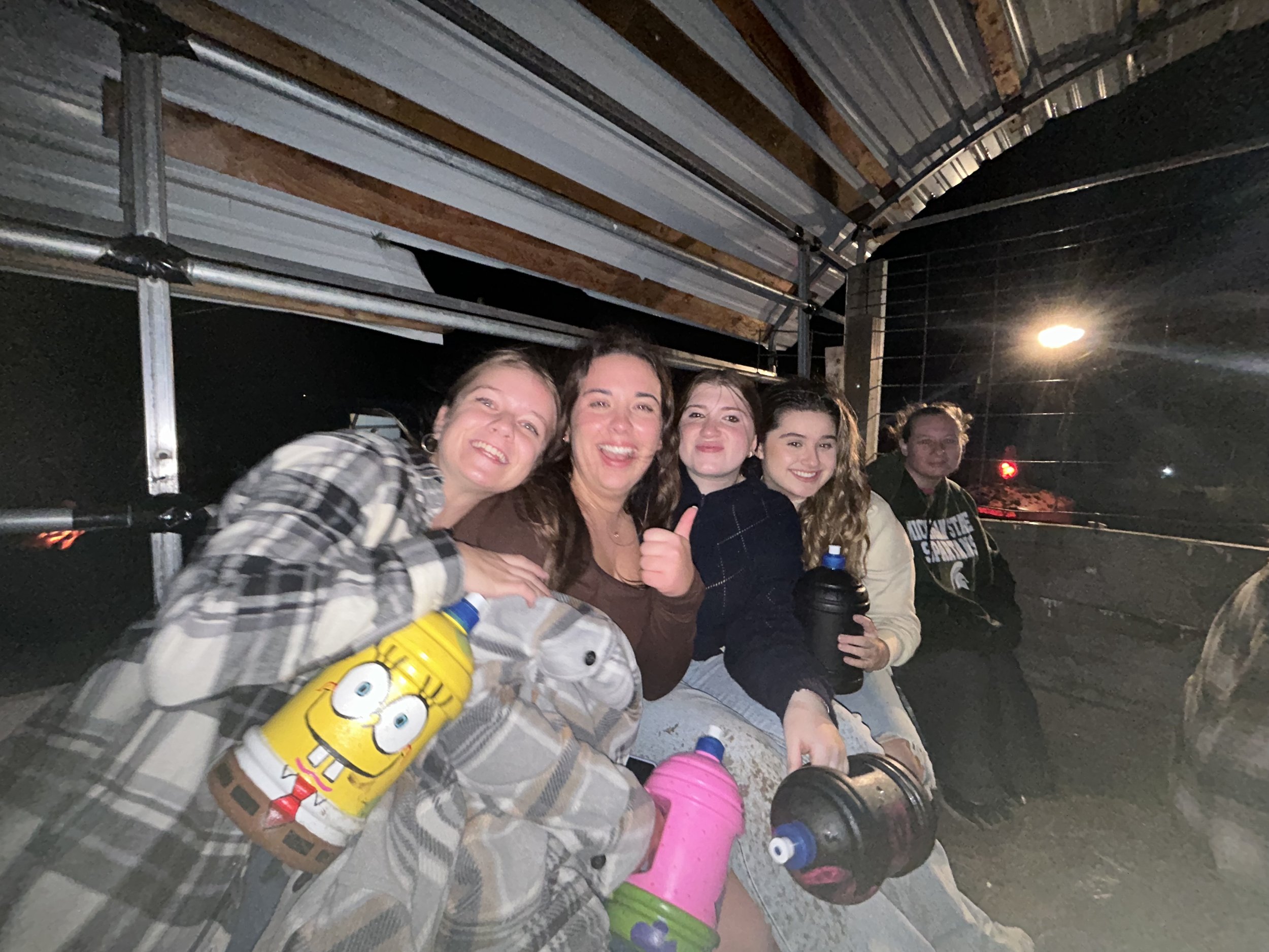 Our members enjoying our Hayride!