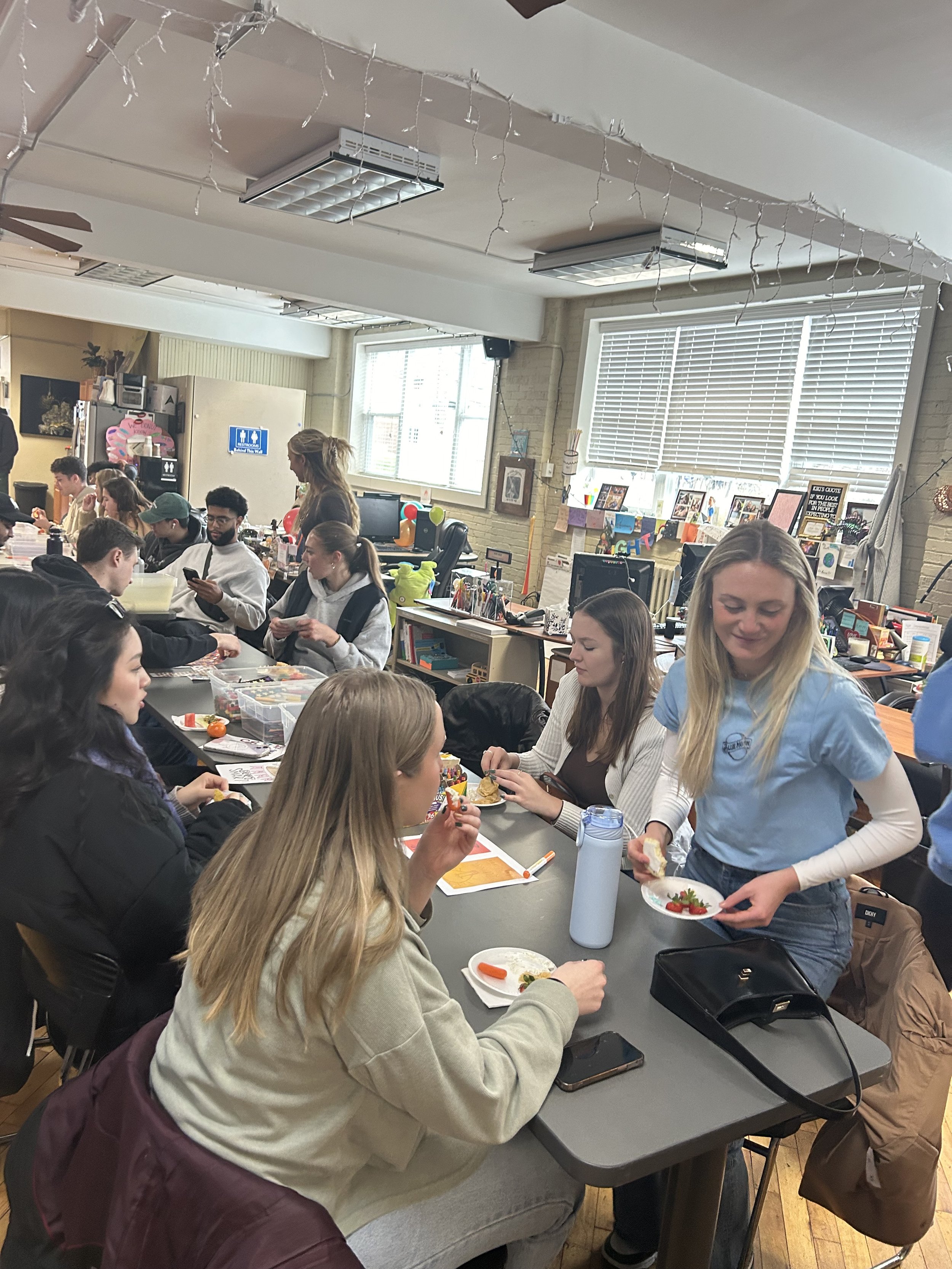 Got to help the community and enjoyed provided lunch!