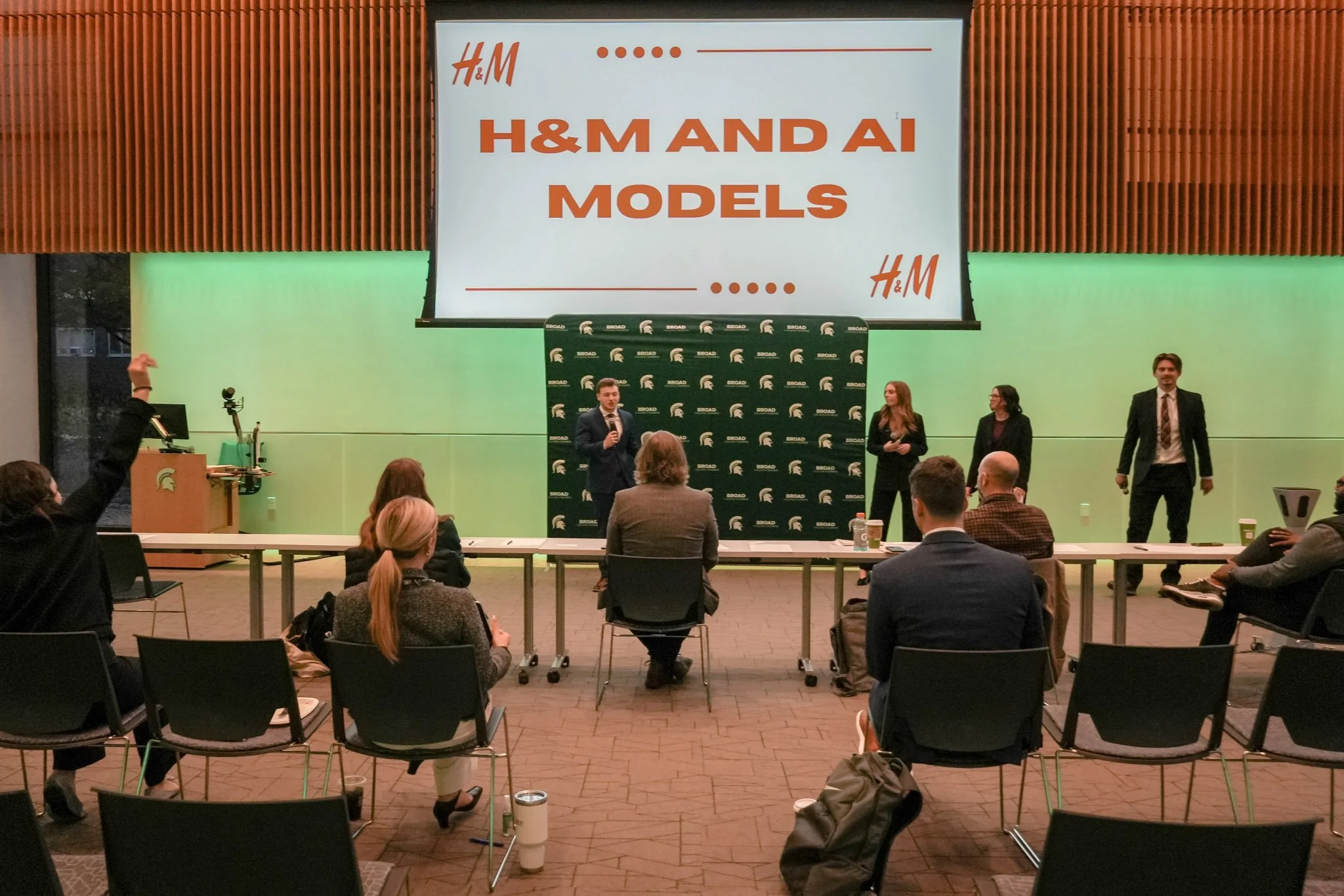 A group competing at our Case Comp!