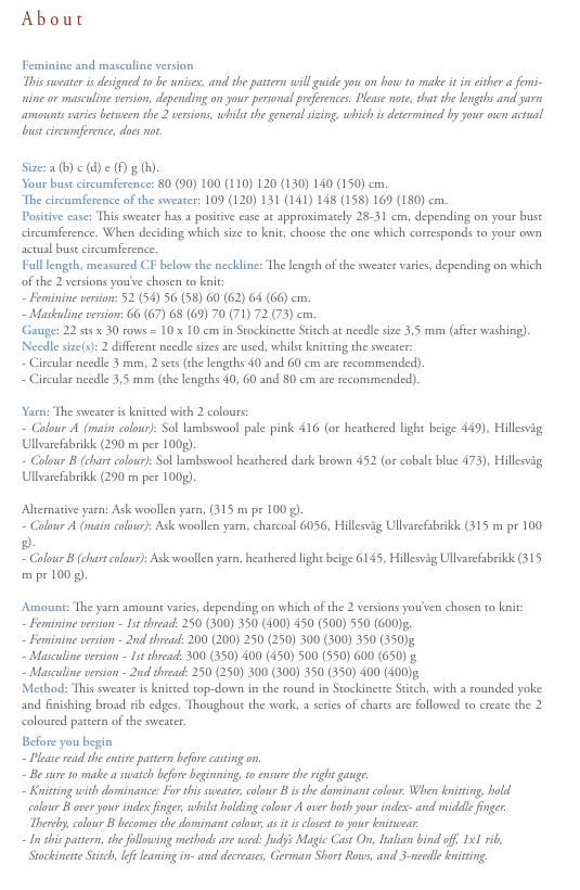 Efterrar No. 8 Yarn requirements and Gauge.png