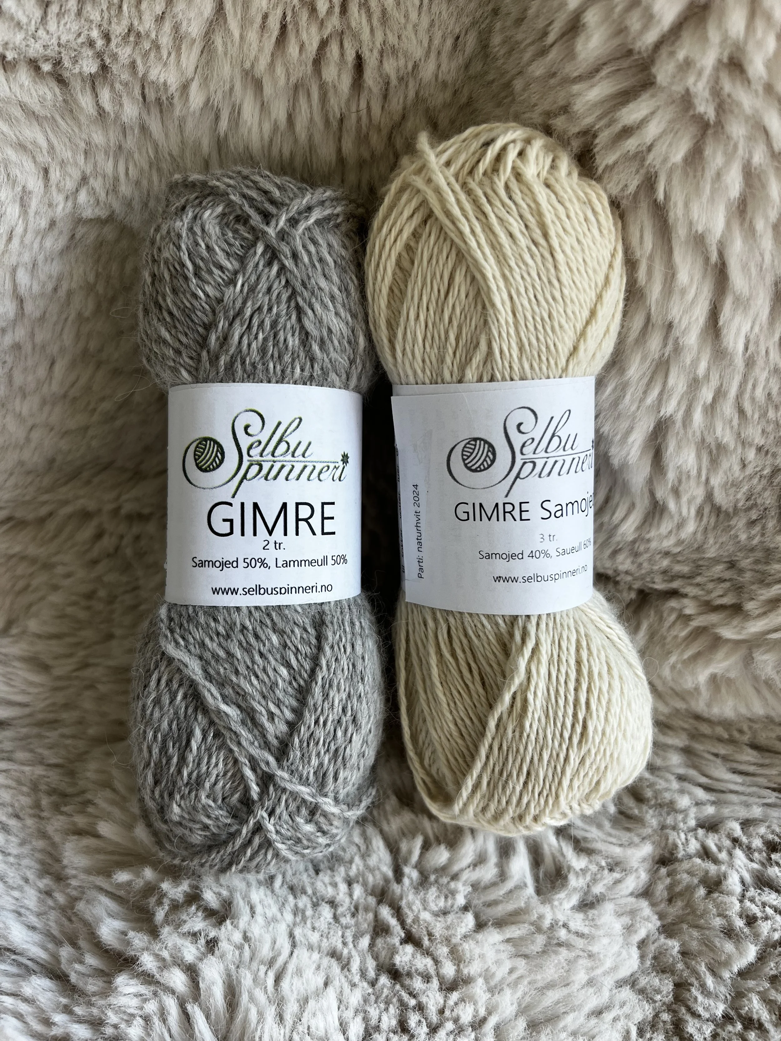 Selbu Gimre With Samoyed Dog Fur 50 g